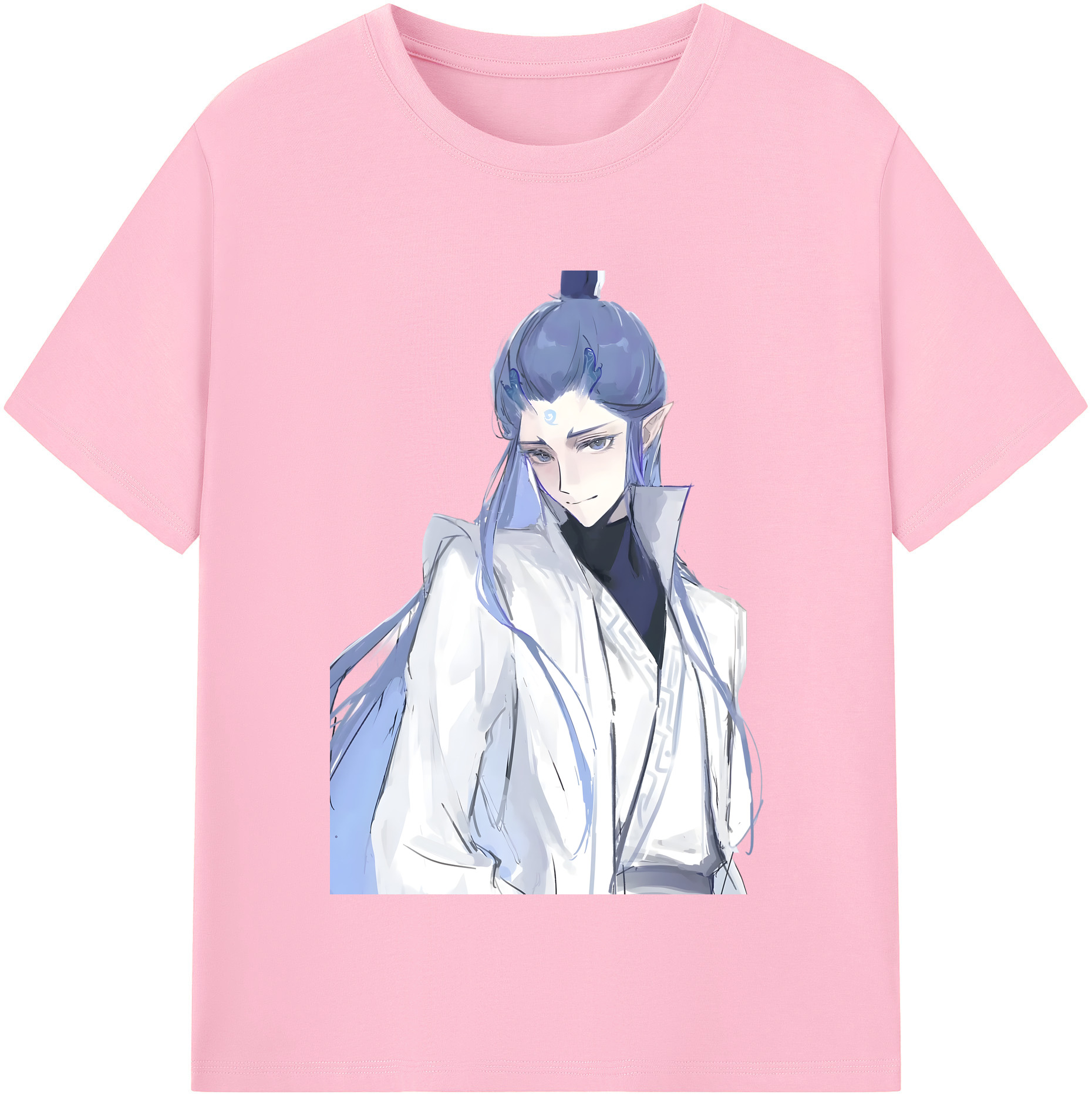 （画像用） Ne Zha 2 ナタ 魔童の大暴れ 綿100％半袖Tシャツ（フロントプリント）