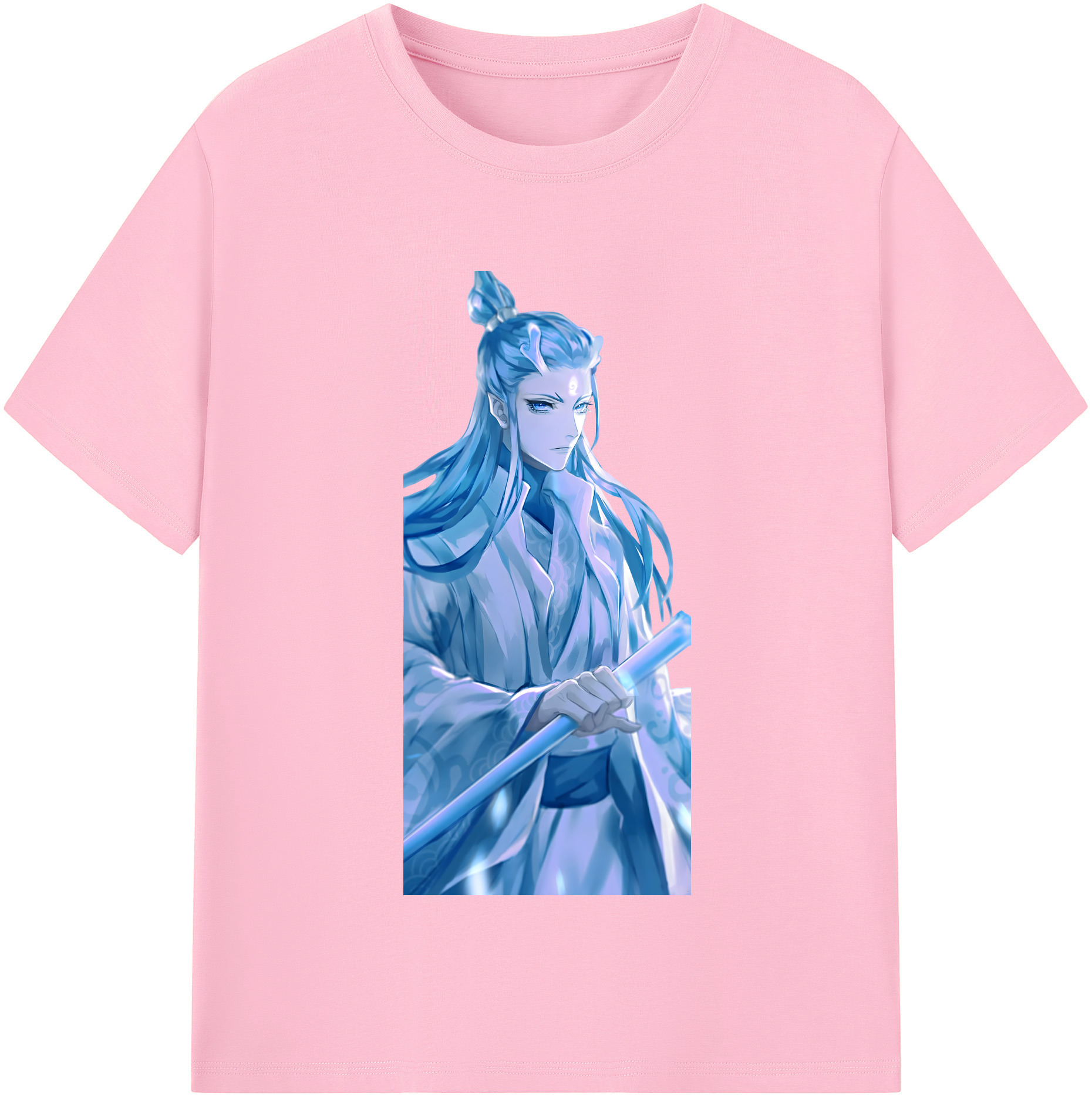 （画像用） Ne Zha 2 ナタ 魔童の大暴れ 綿100％半袖Tシャツ（フロントプリント）