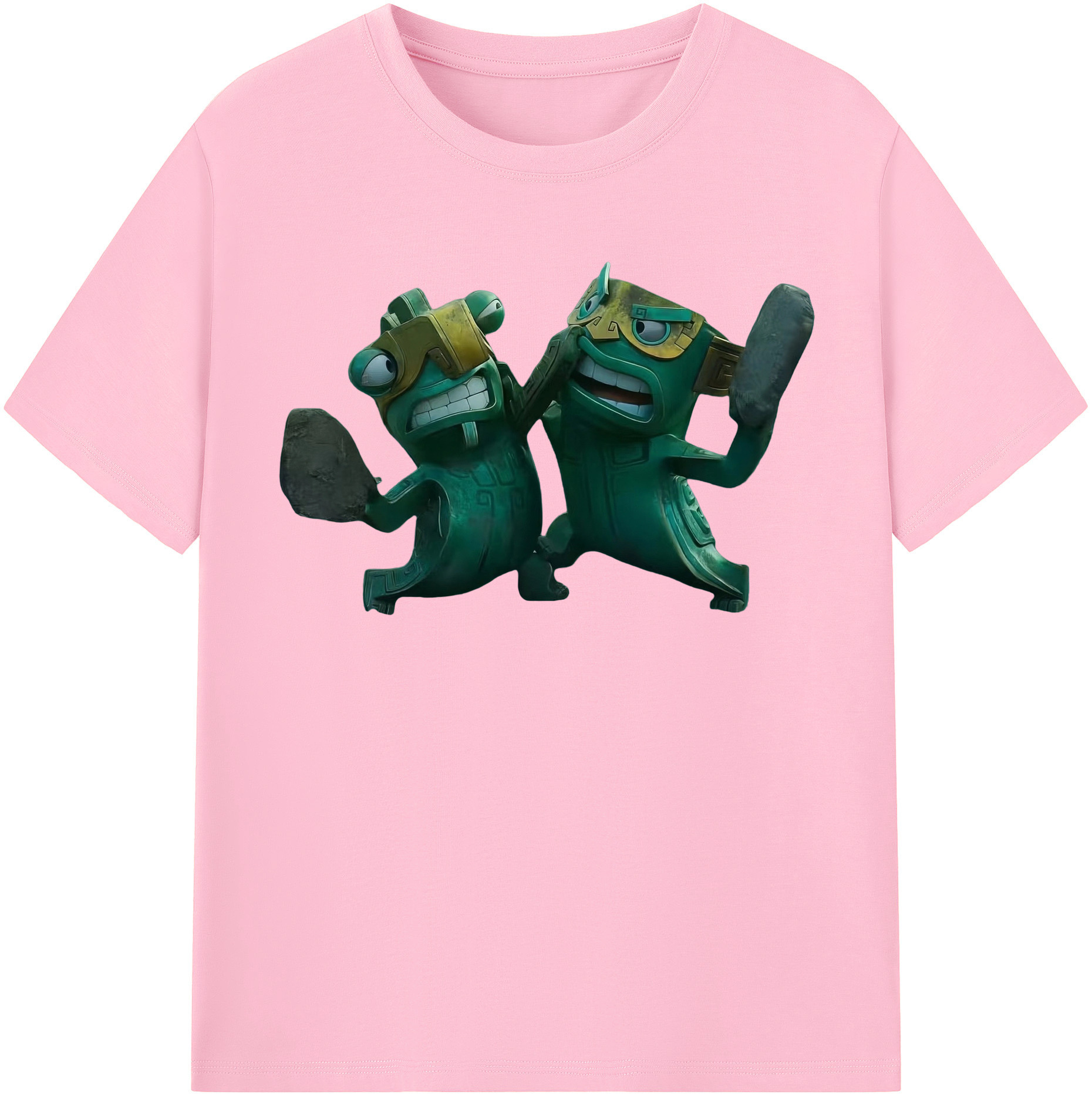 （画像用） Ne Zha 2 ナタ 魔童の大暴れ 綿100％半袖Tシャツ（フロントプリント）