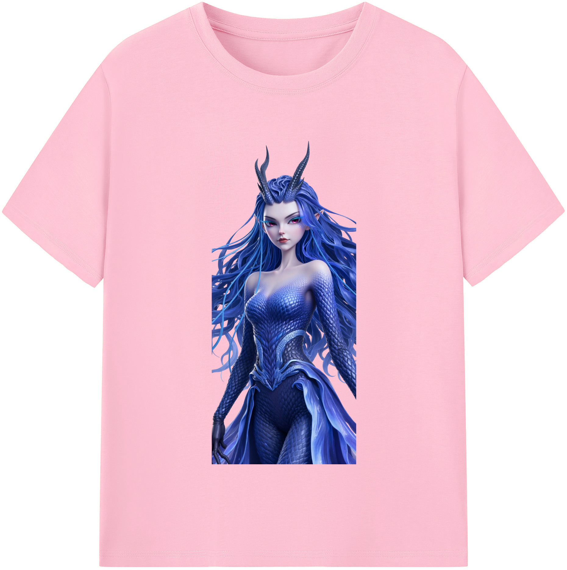 （画像用） Ne Zha 2 ナタ 魔童の大暴れ 綿100％半袖Tシャツ（フロントプリント）