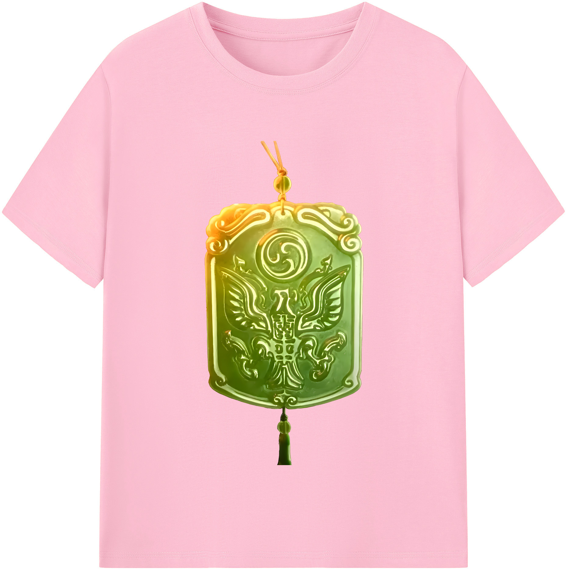 （画像用） Ne Zha 2 ナタ 魔童の大暴れ 綿100％半袖Tシャツ（フロントプリント）