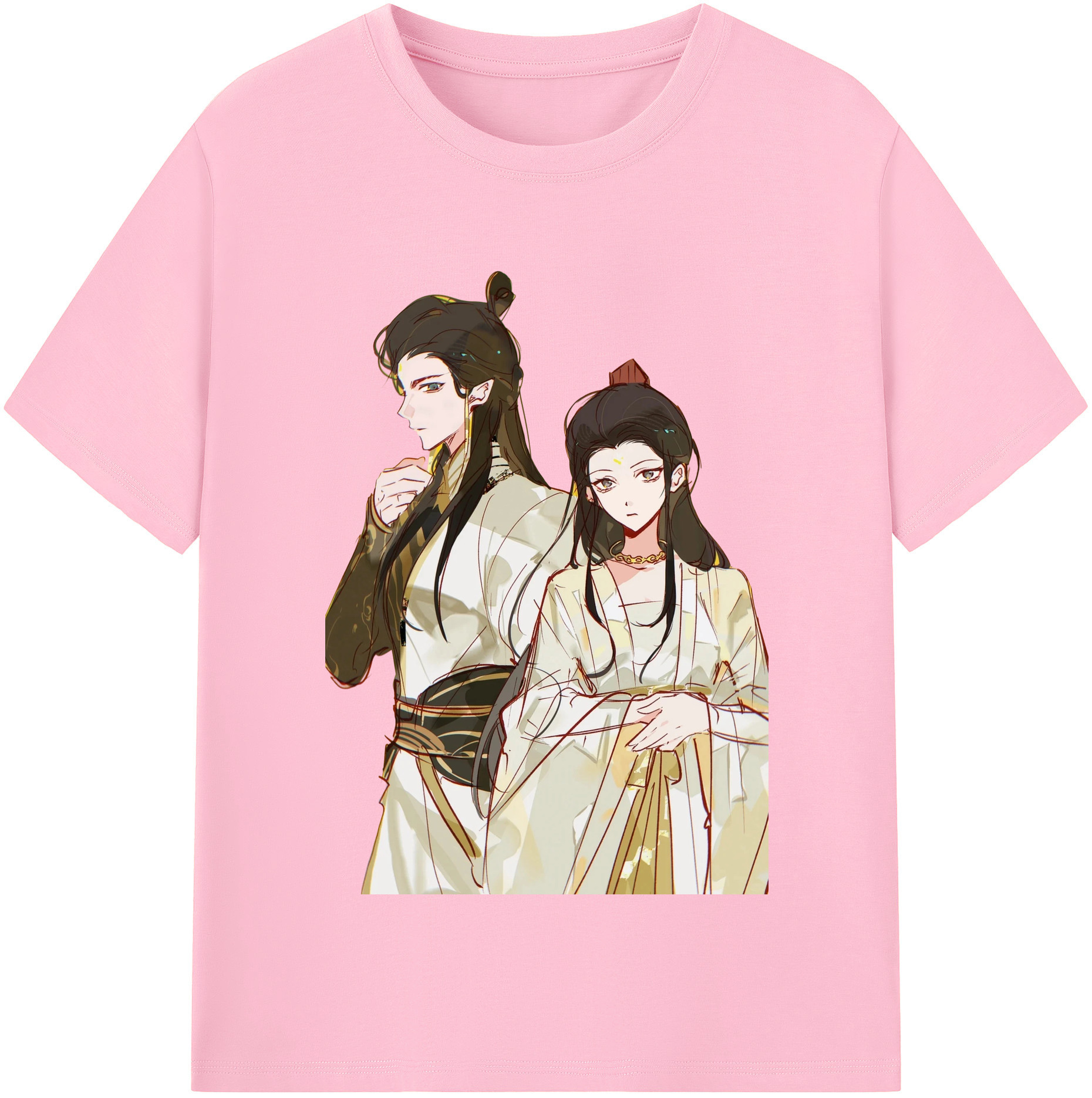 （画像用） Ne Zha 2 ナタ 魔童の大暴れ 綿100％半袖Tシャツ（フロントプリント）