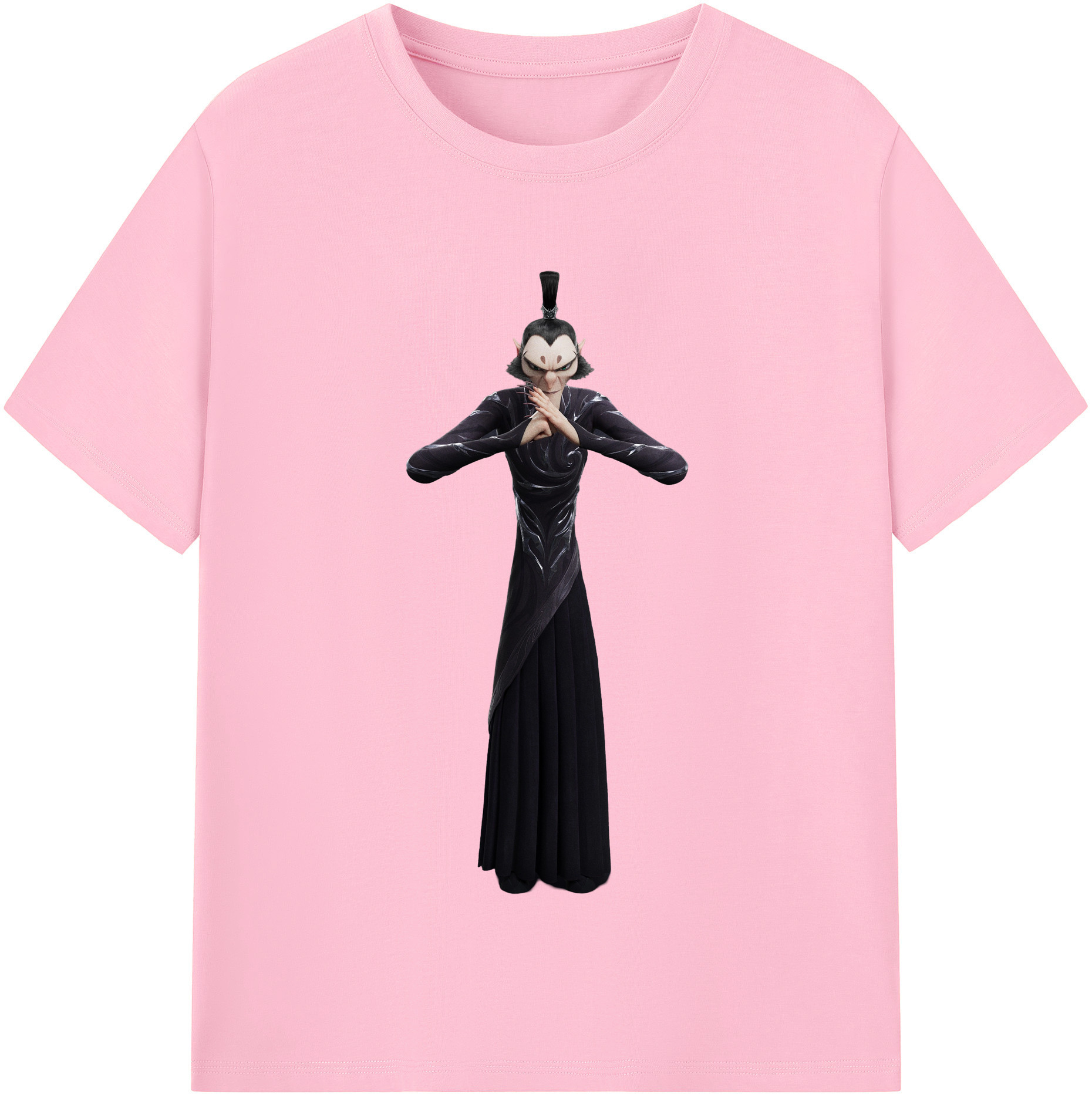 （画像用） Ne Zha 2 ナタ 魔童の大暴れ 綿100％半袖Tシャツ（フロントプリント）