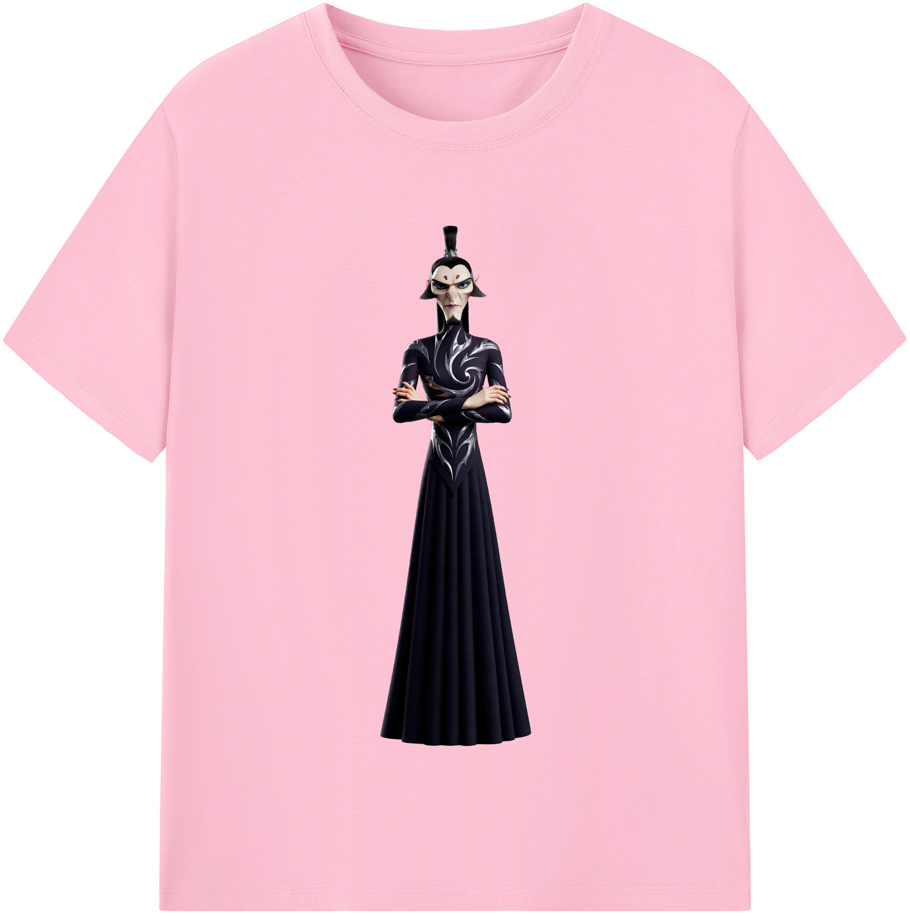 （画像用） Ne Zha 2 ナタ 魔童の大暴れ 綿100％半袖Tシャツ（フロントプリント）