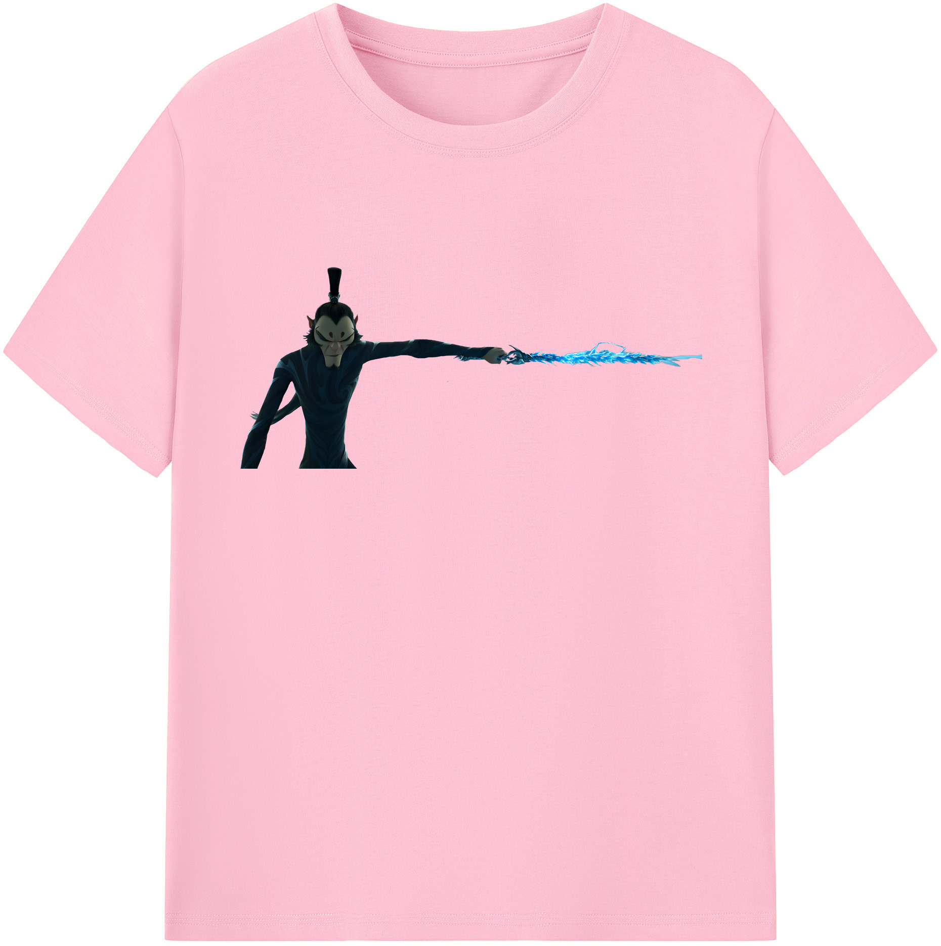 （画像用） Ne Zha 2 ナタ 魔童の大暴れ 綿100％半袖Tシャツ（フロントプリント）