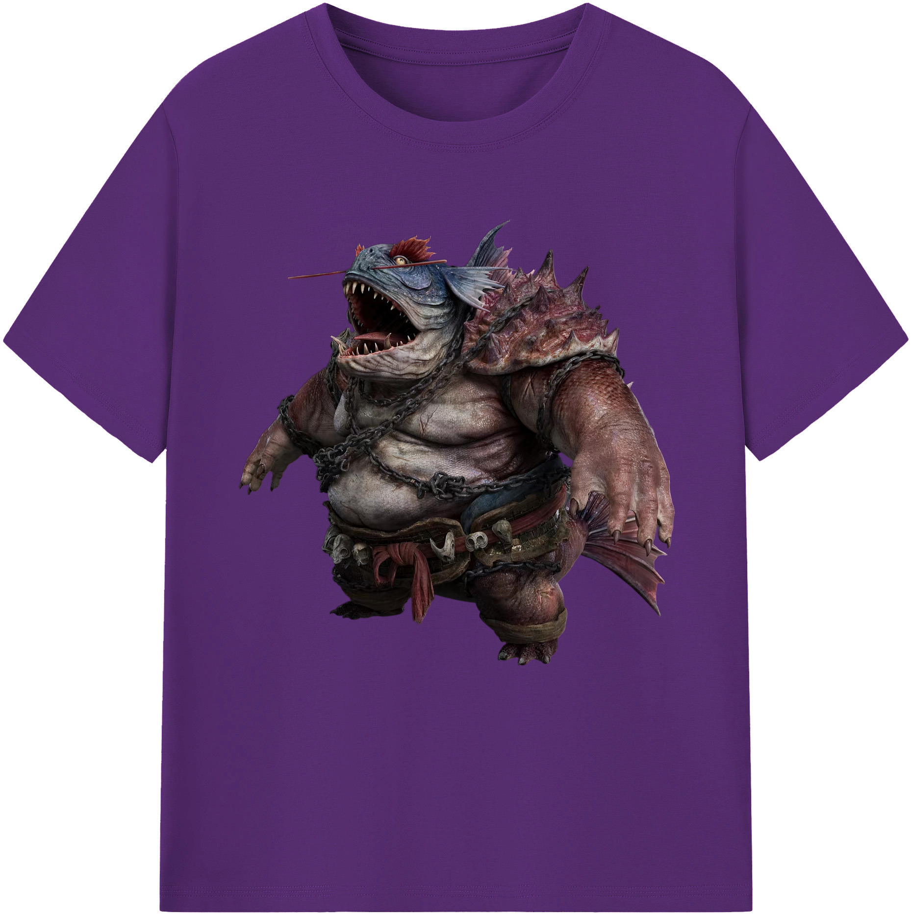 （画像用） Ne Zha 2 ナタ 魔童の大暴れ 綿100％半袖Tシャツ（フロントプリント）