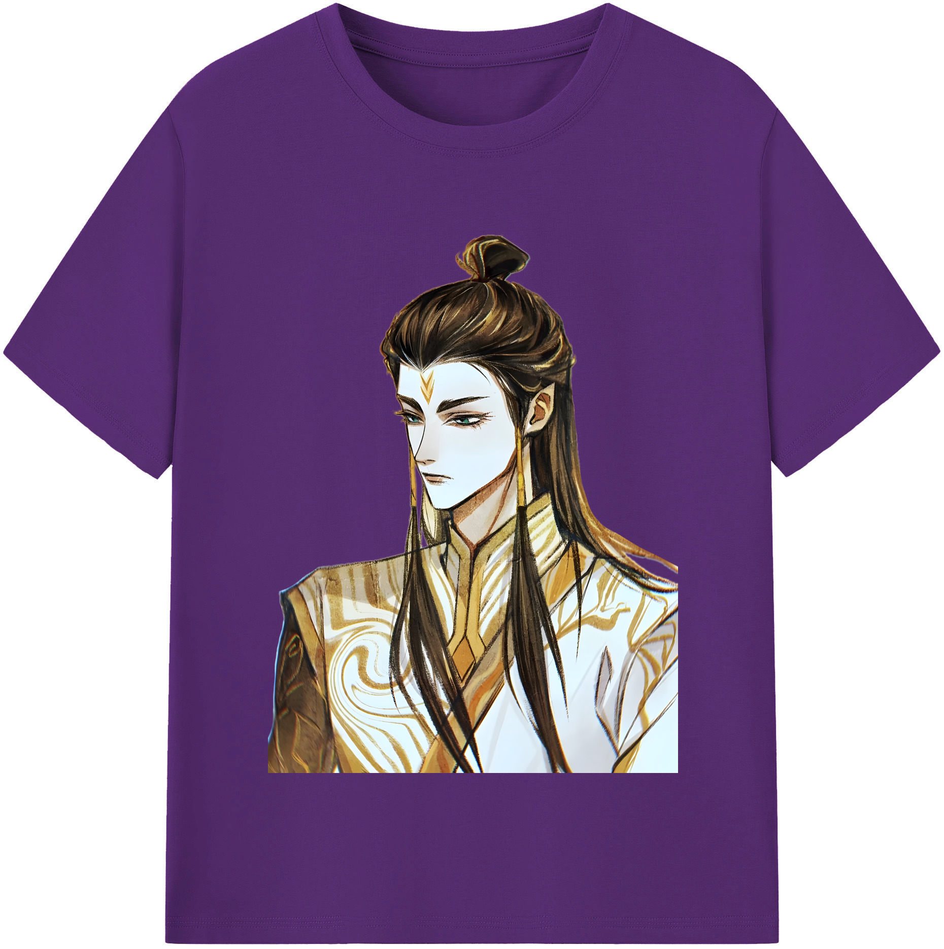 （画像用） Ne Zha 2 ナタ 魔童の大暴れ 綿100％半袖Tシャツ（フロントプリント）