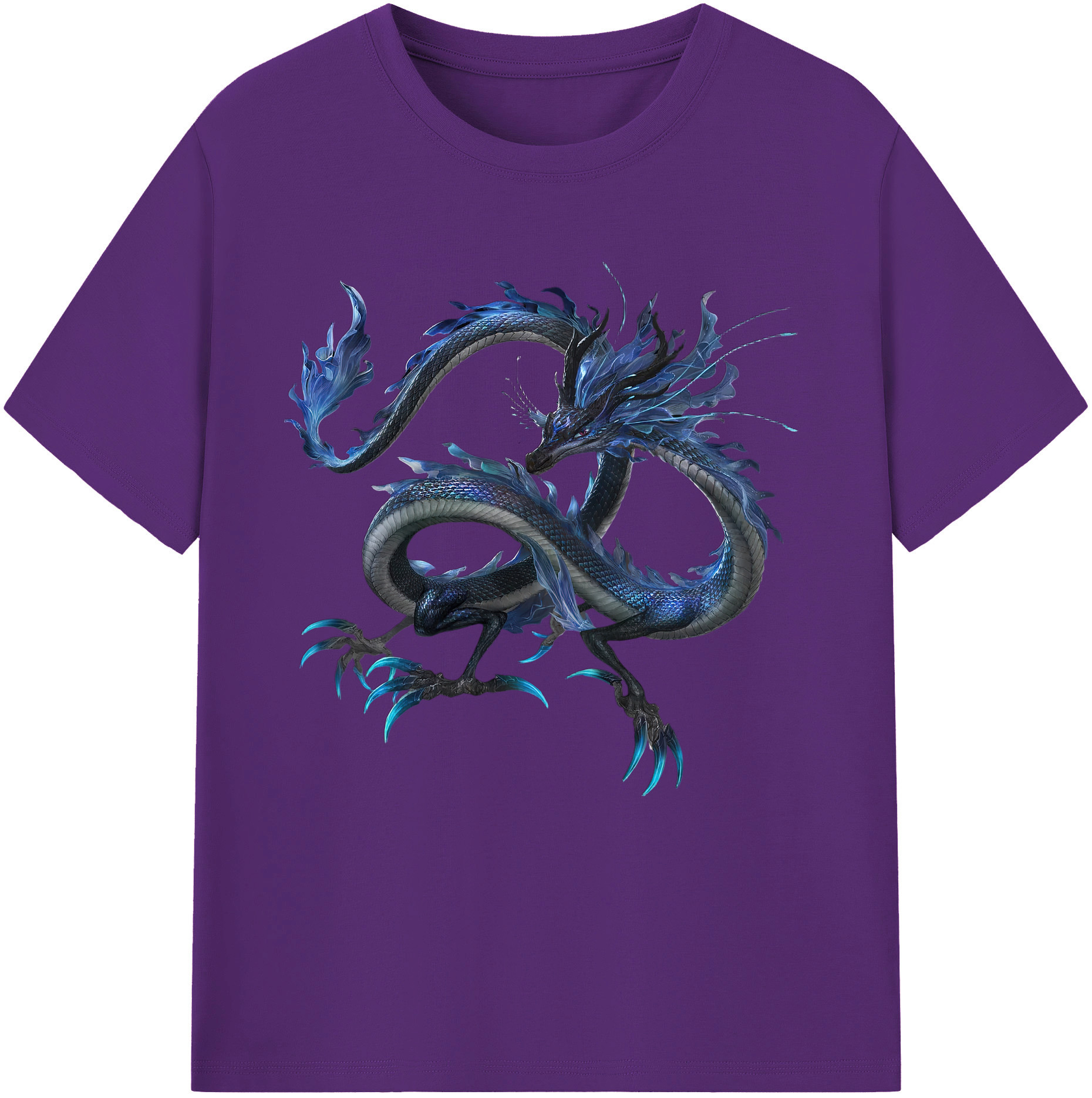 （画像用） Ne Zha 2 ナタ 魔童の大暴れ 綿100％半袖Tシャツ（フロントプリント）