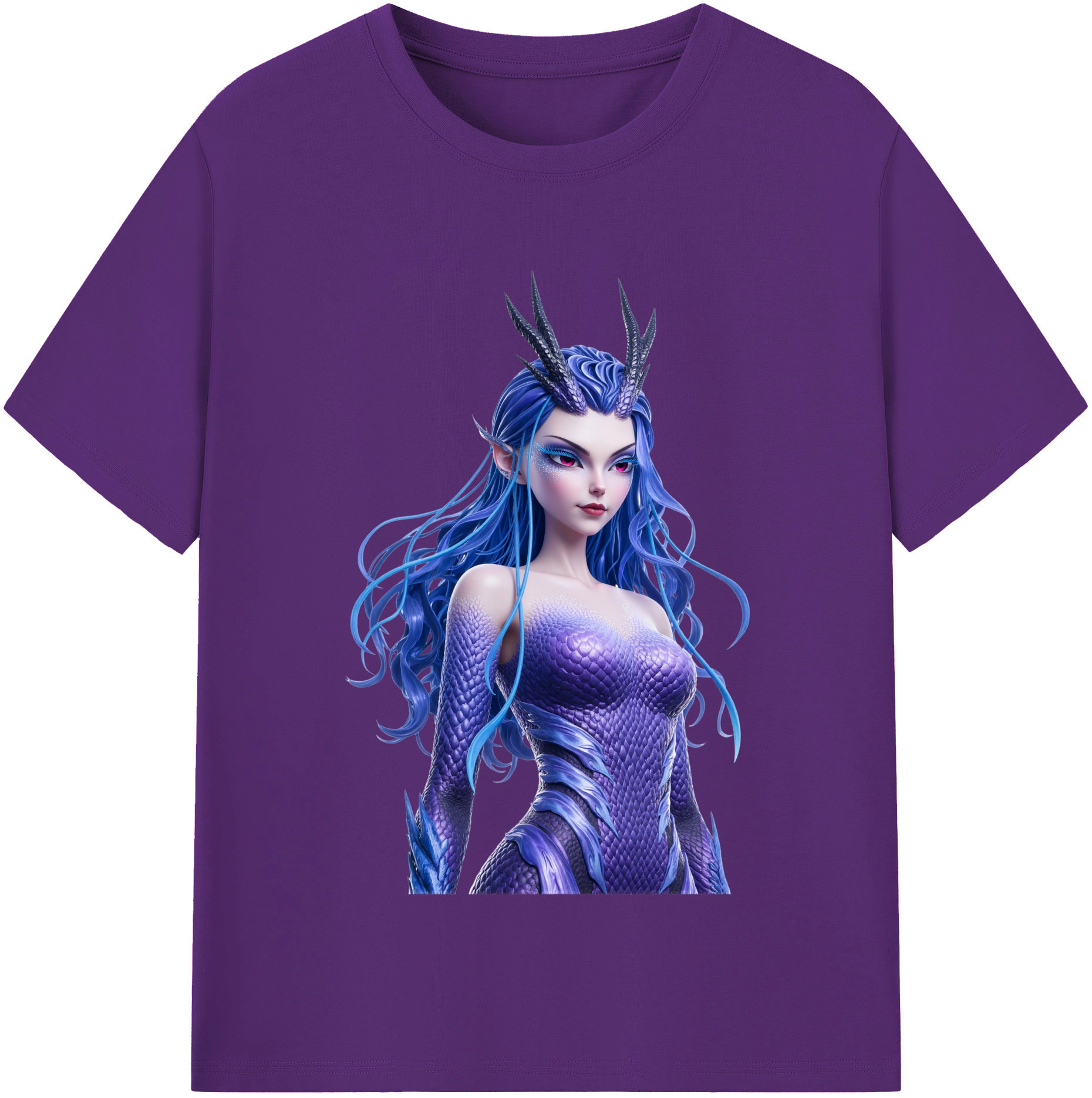 （画像用） Ne Zha 2 ナタ 魔童の大暴れ 綿100％半袖Tシャツ（フロントプリント）