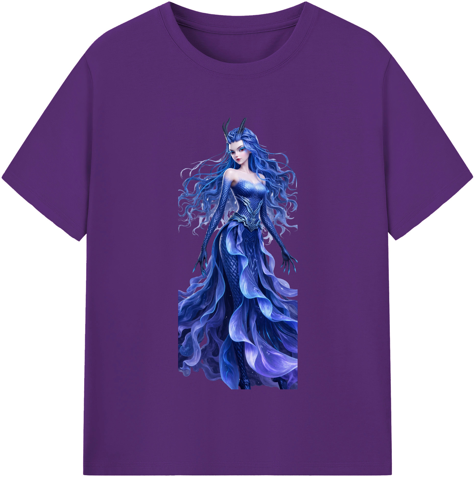 （画像用） Ne Zha 2 ナタ 魔童の大暴れ 綿100％半袖Tシャツ（フロントプリント）