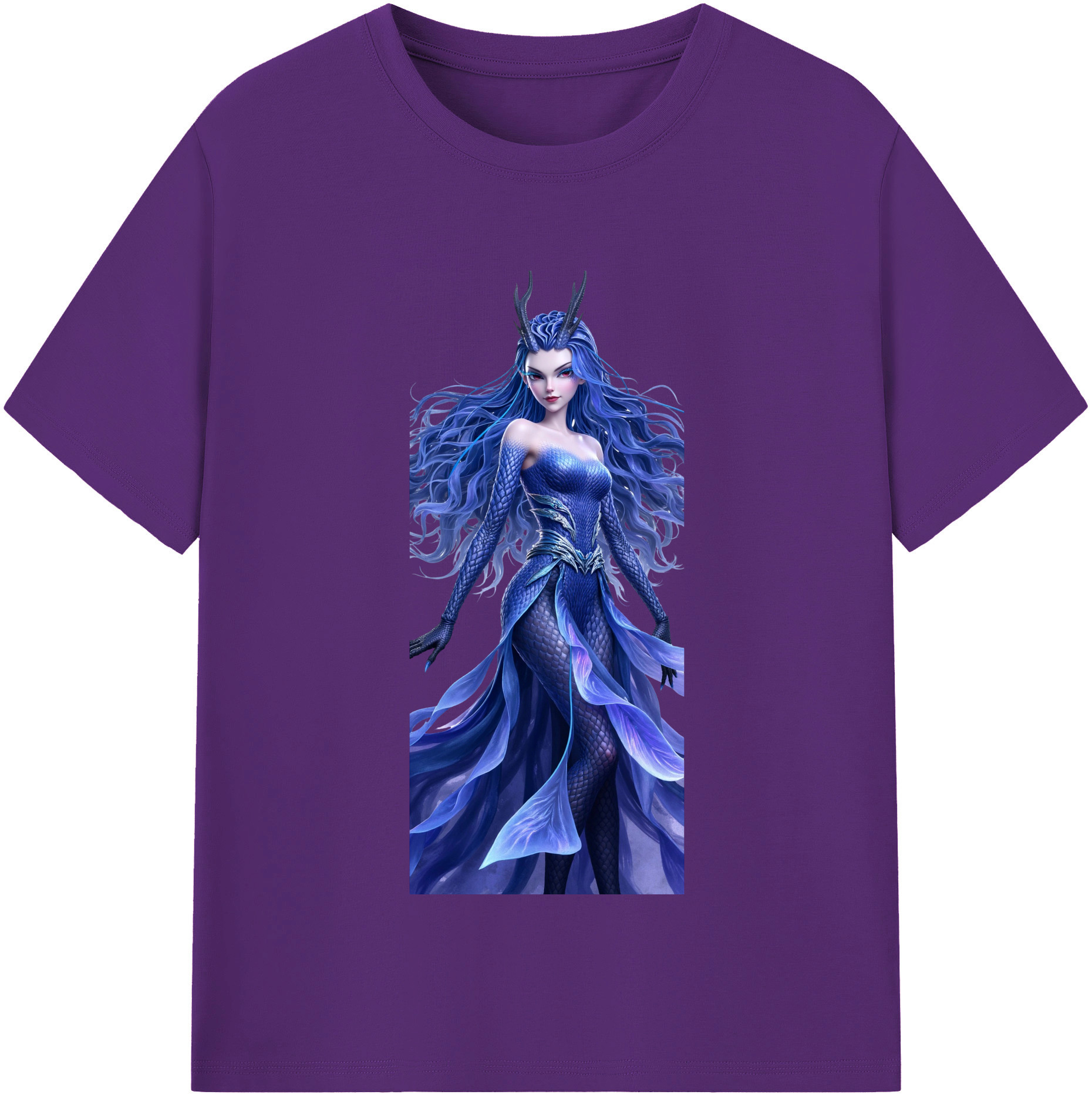 （画像用） Ne Zha 2 ナタ 魔童の大暴れ 綿100％半袖Tシャツ（フロントプリント）