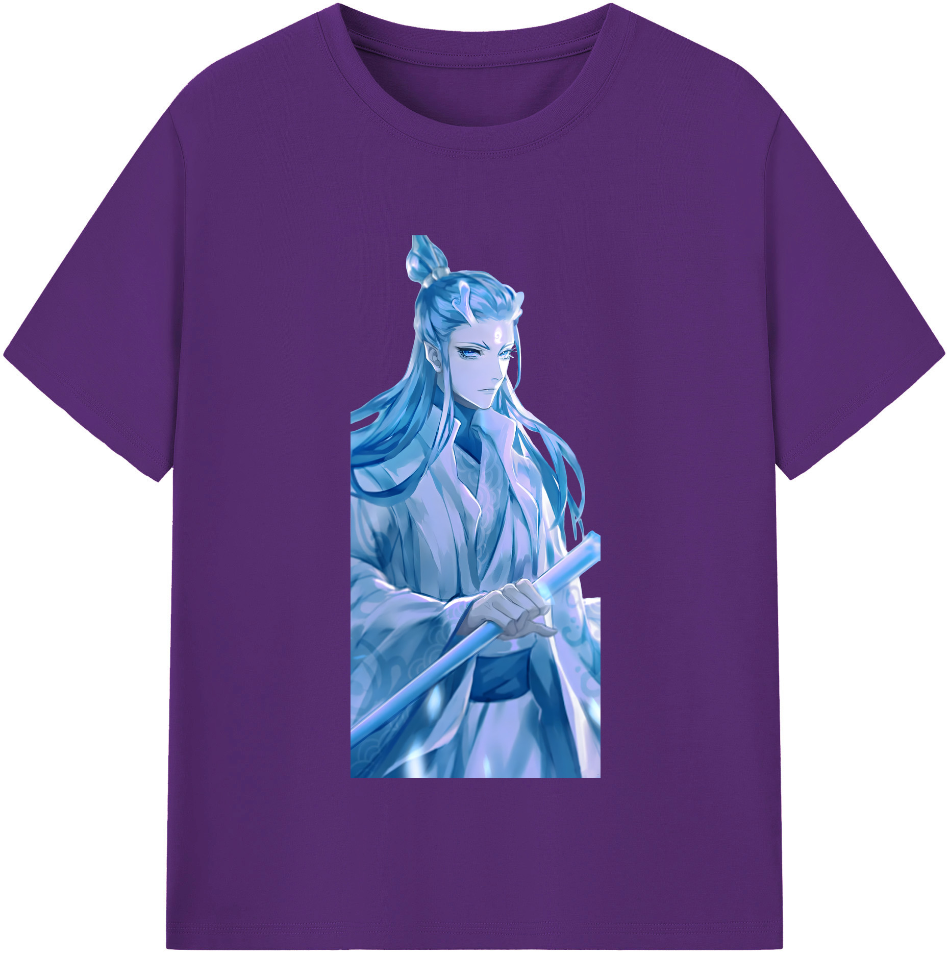 （画像用） Ne Zha 2 ナタ 魔童の大暴れ 綿100％半袖Tシャツ（フロントプリント）