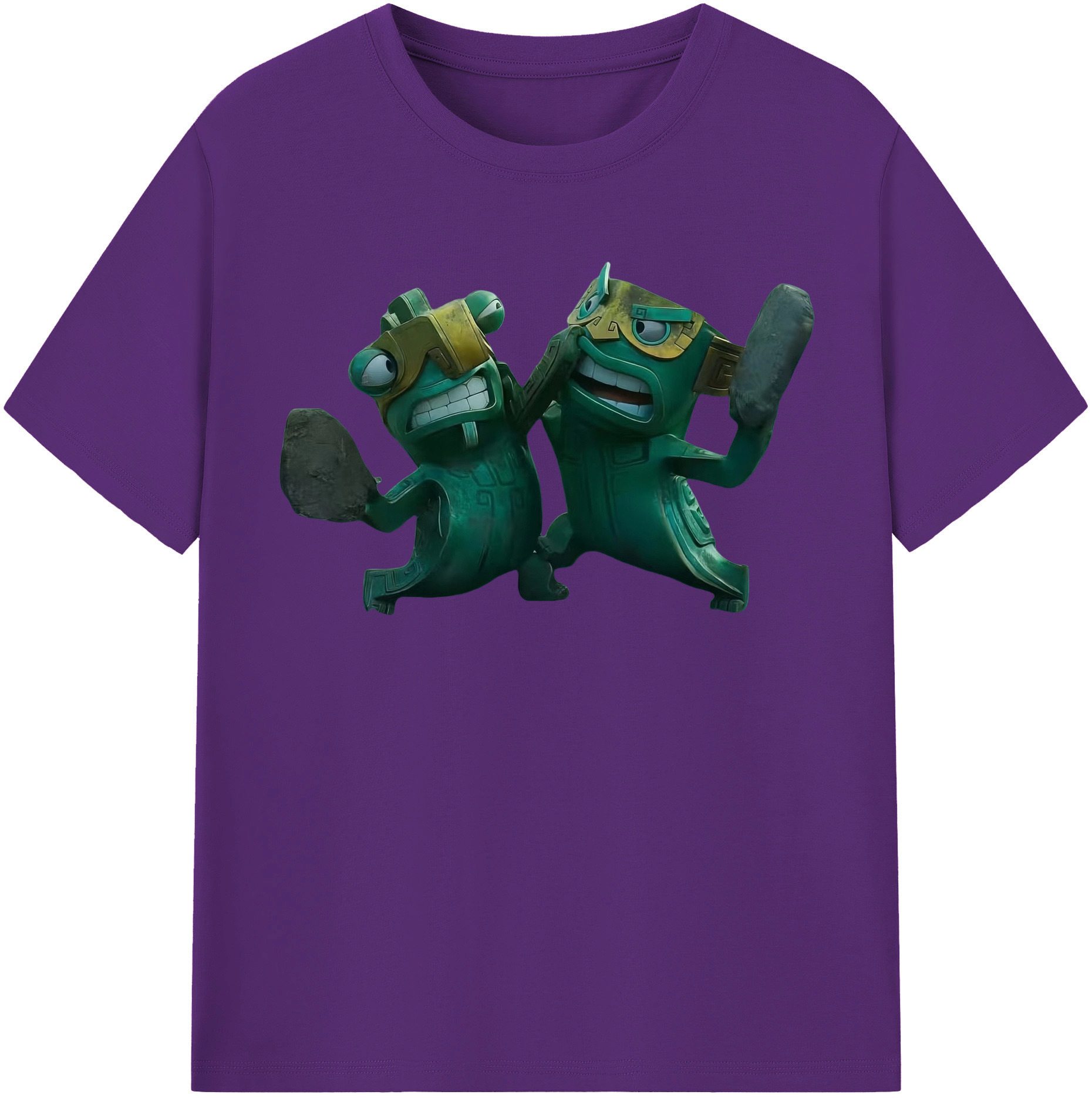 （画像用） Ne Zha 2 ナタ 魔童の大暴れ 綿100％半袖Tシャツ（フロントプリント）
