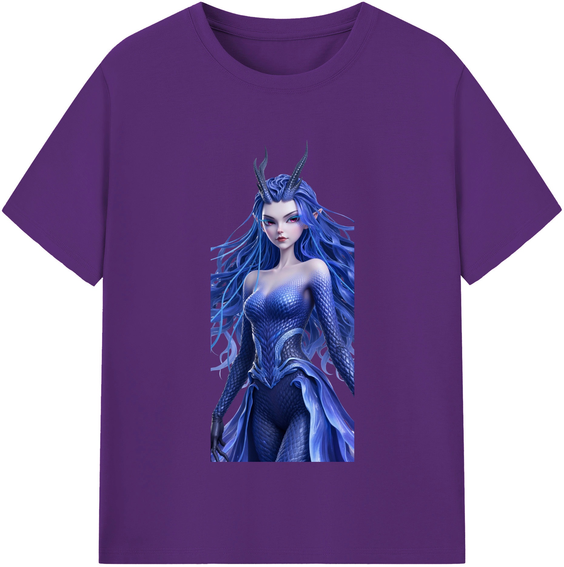 （画像用） Ne Zha 2 ナタ 魔童の大暴れ 綿100％半袖Tシャツ（フロントプリント）