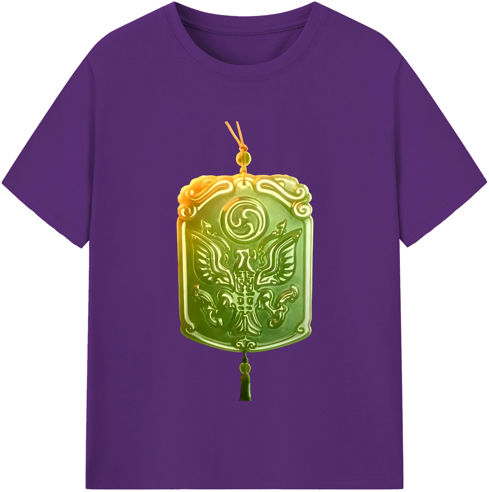 （画像用） Ne Zha 2 ナタ 魔童の大暴れ 綿100％半袖Tシャツ（フロントプリント）