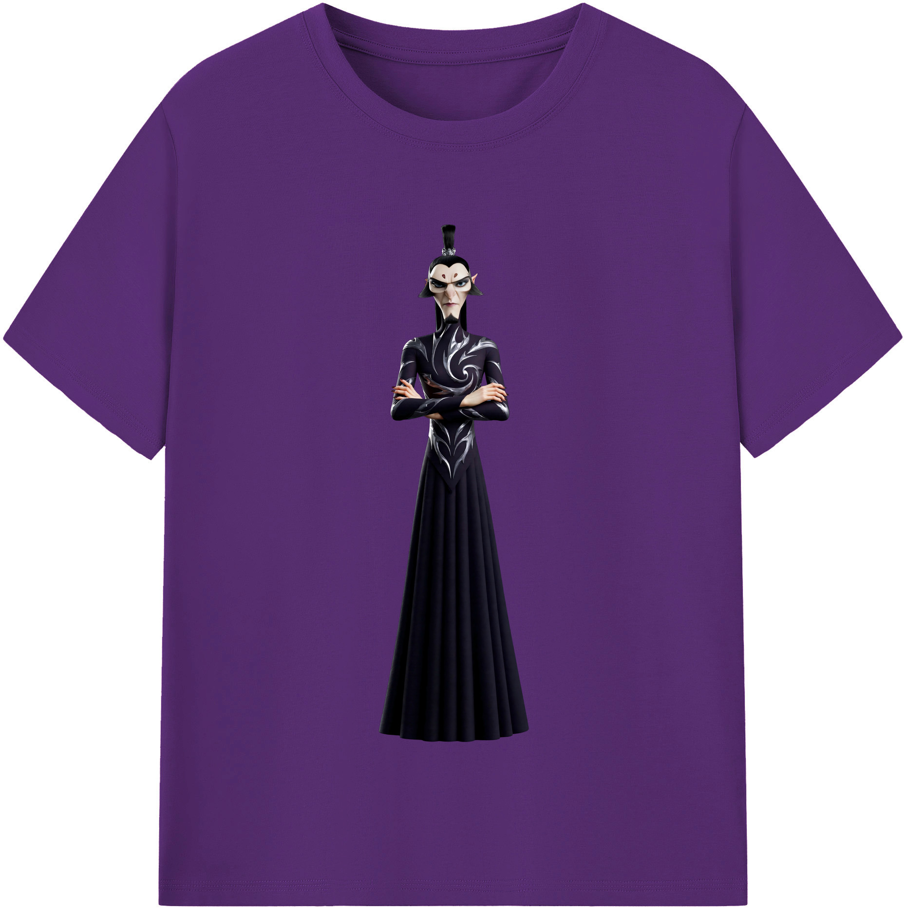 （画像用） Ne Zha 2 ナタ 魔童の大暴れ 綿100％半袖Tシャツ（フロントプリント）