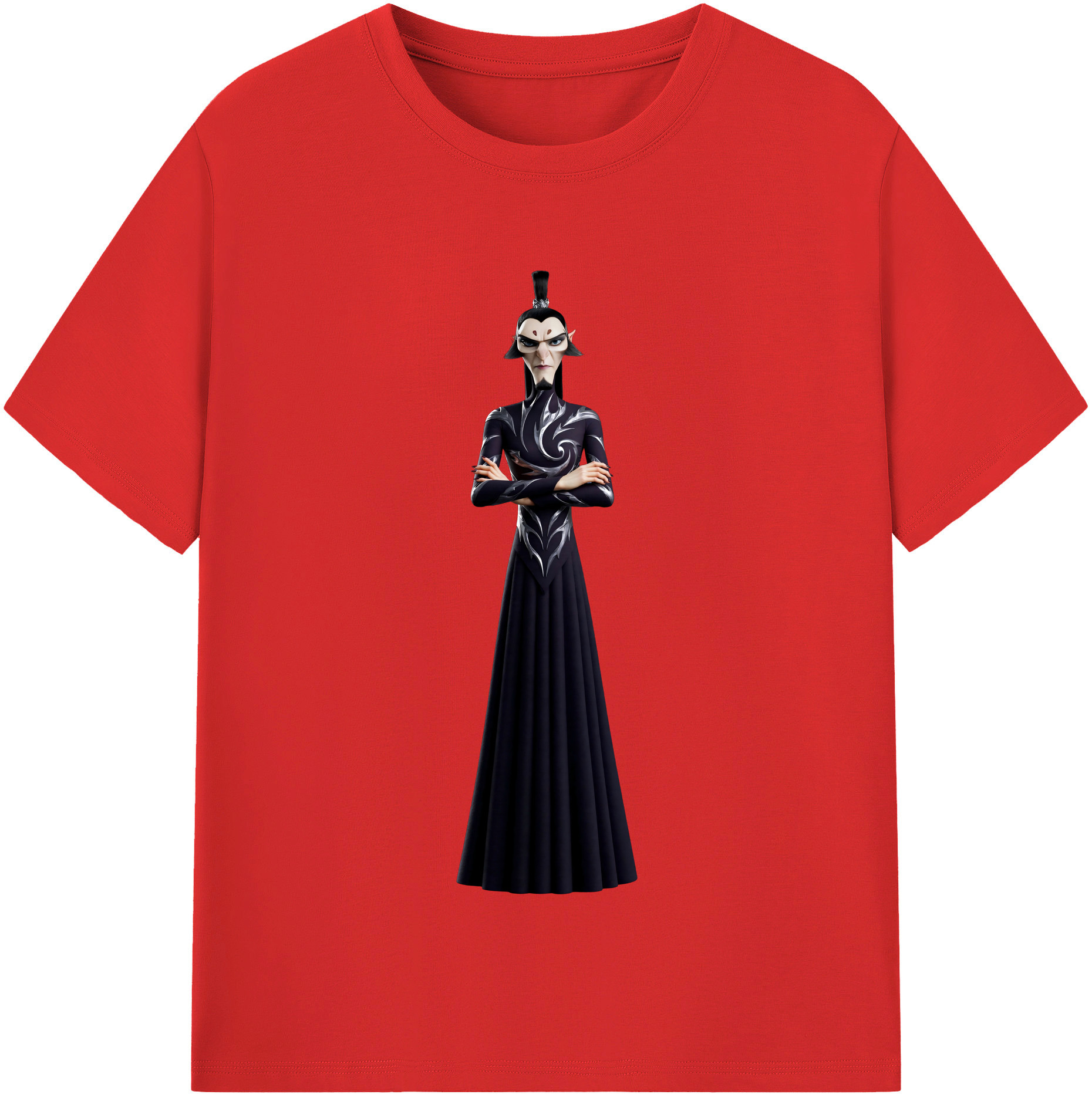 （画像用） Ne Zha 2 ナタ 魔童の大暴れ 綿100％半袖Tシャツ（フロントプリント）