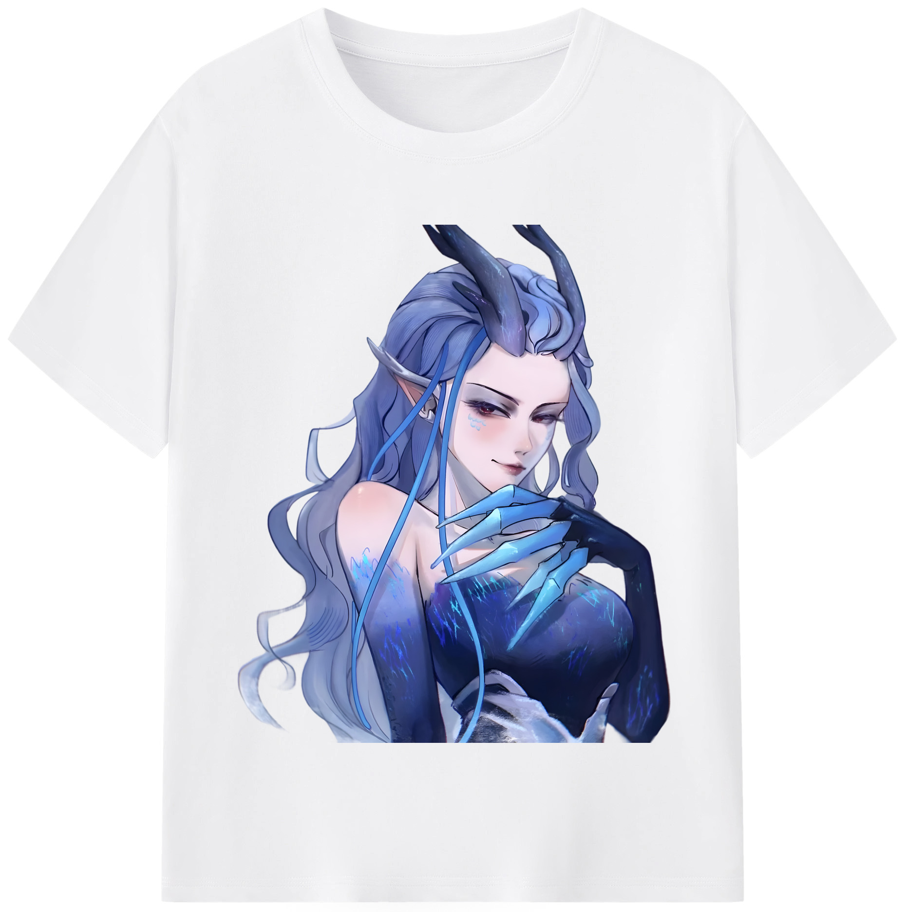 （画像用） Ne Zha 2 ナタ 魔童の大暴れ 綿100％半袖Tシャツ（フロントプリント）