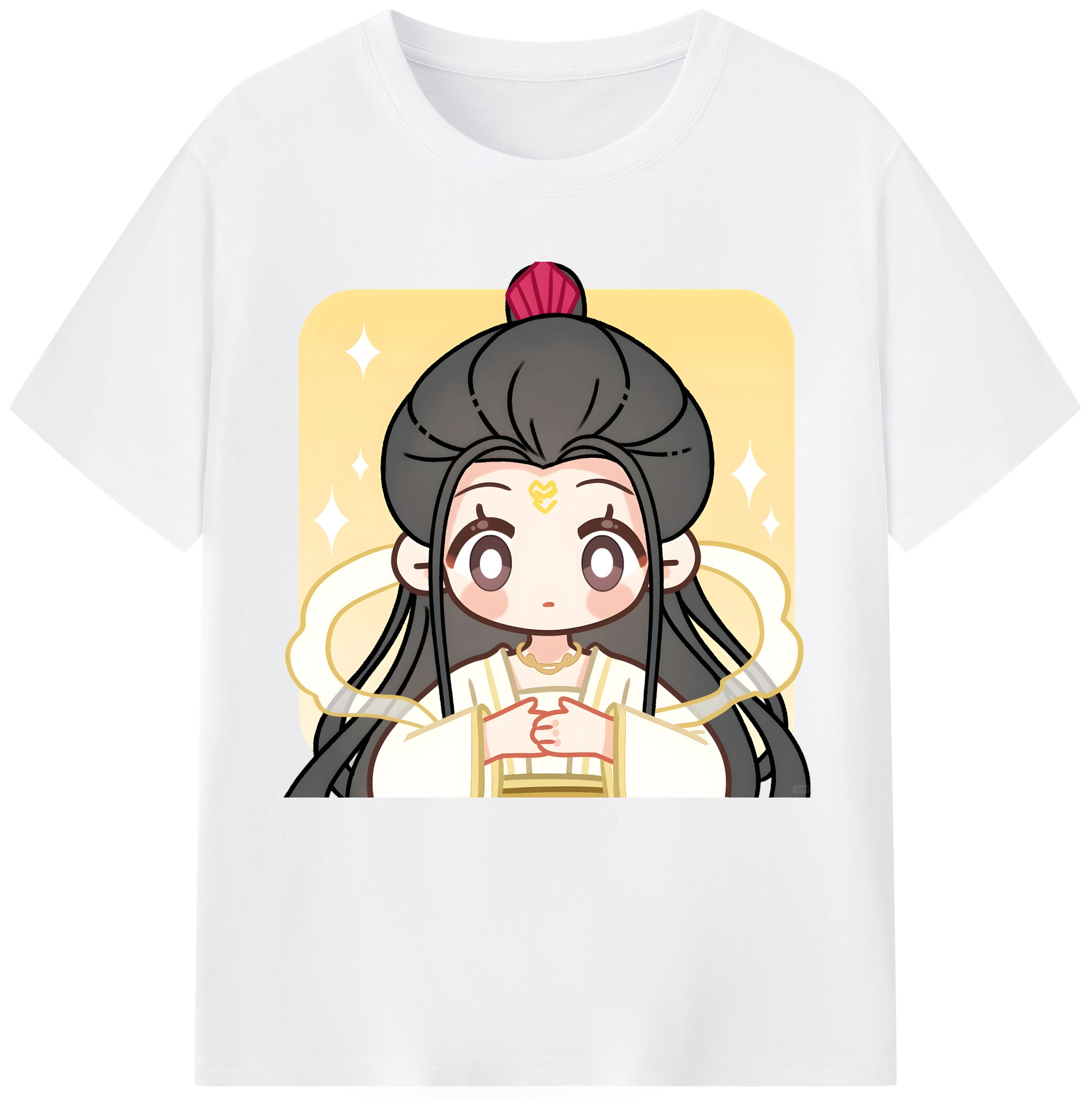 （画像用） Ne Zha 2 ナタ 魔童の大暴れ 綿100％半袖Tシャツ（フロントプリント）