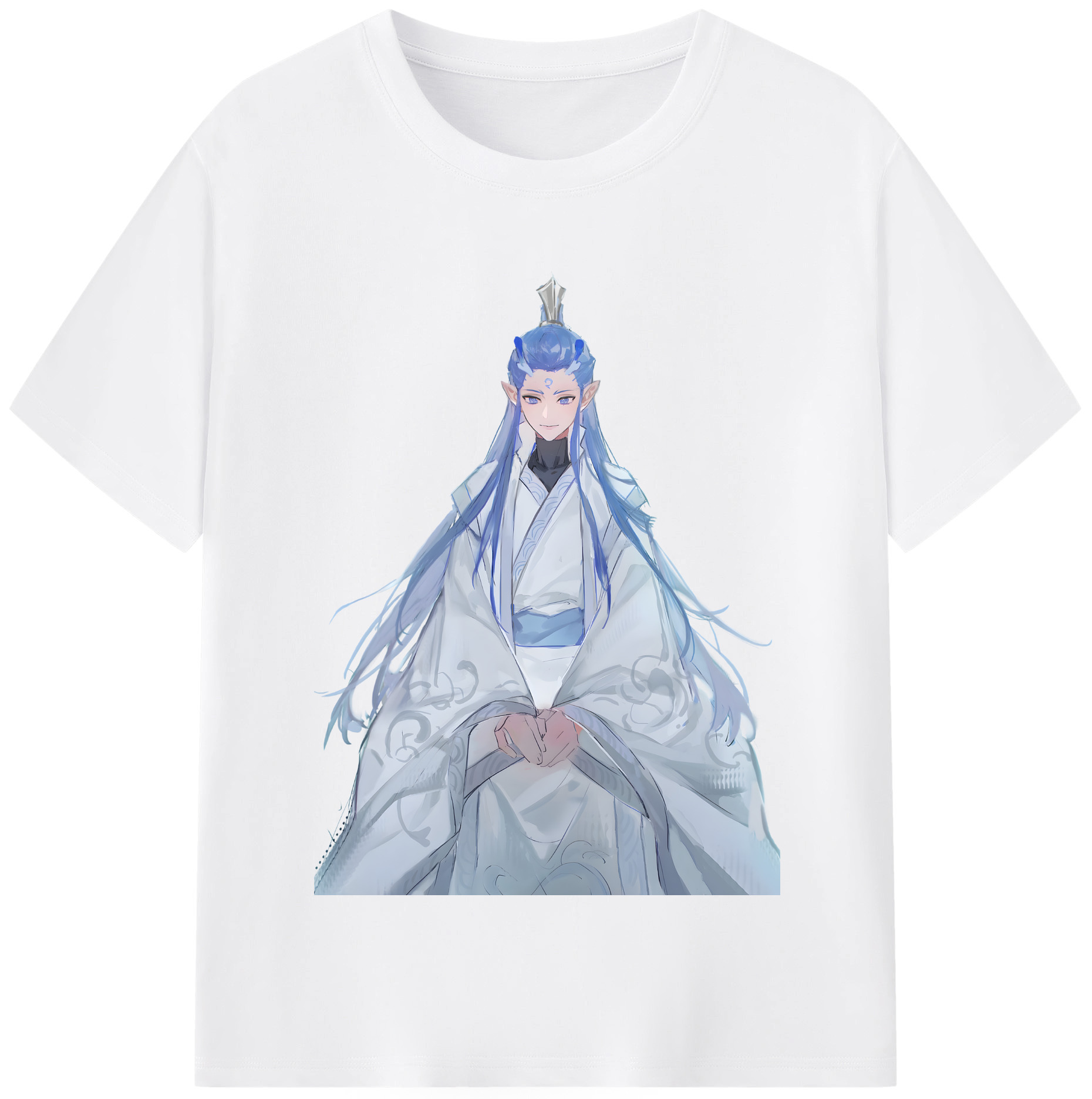 （画像用） Ne Zha 2 ナタ 魔童の大暴れ 綿100％半袖Tシャツ（フロントプリント）