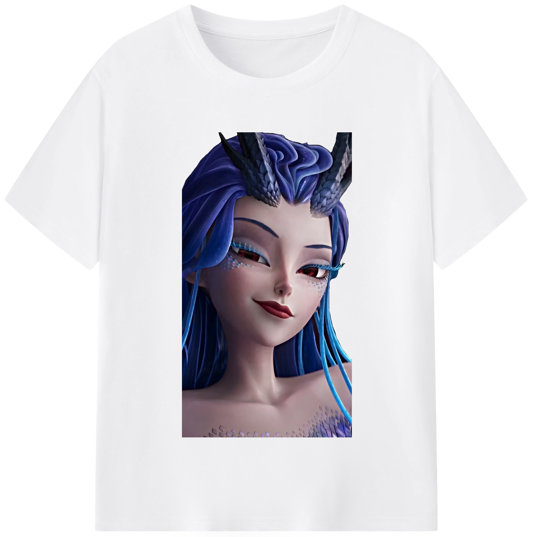 （画像用） Ne Zha 2 ナタ 魔童の大暴れ 綿100％半袖Tシャツ（フロントプリント）