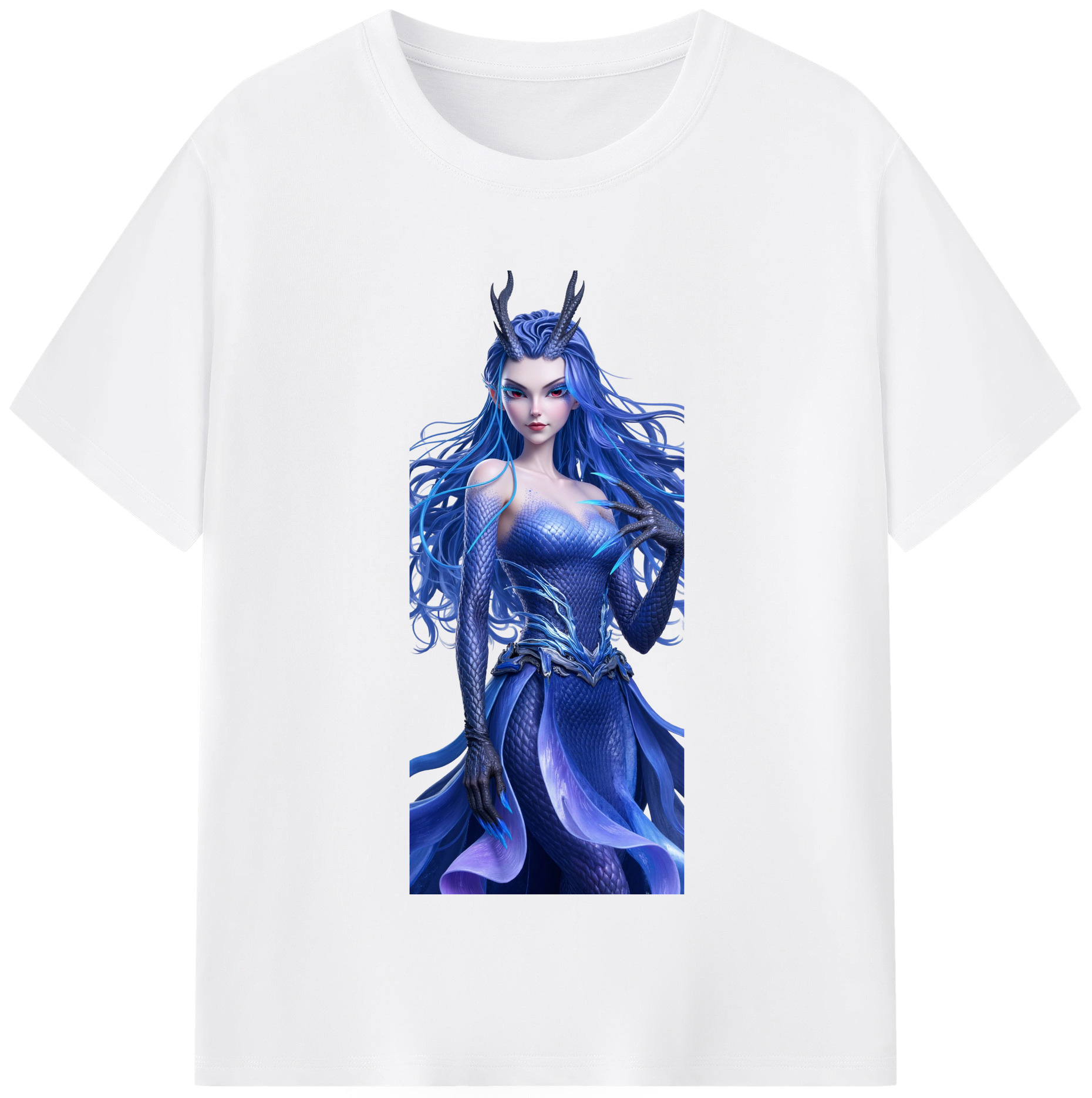 （画像用） Ne Zha 2 ナタ 魔童の大暴れ 綿100％半袖Tシャツ（フロントプリント）