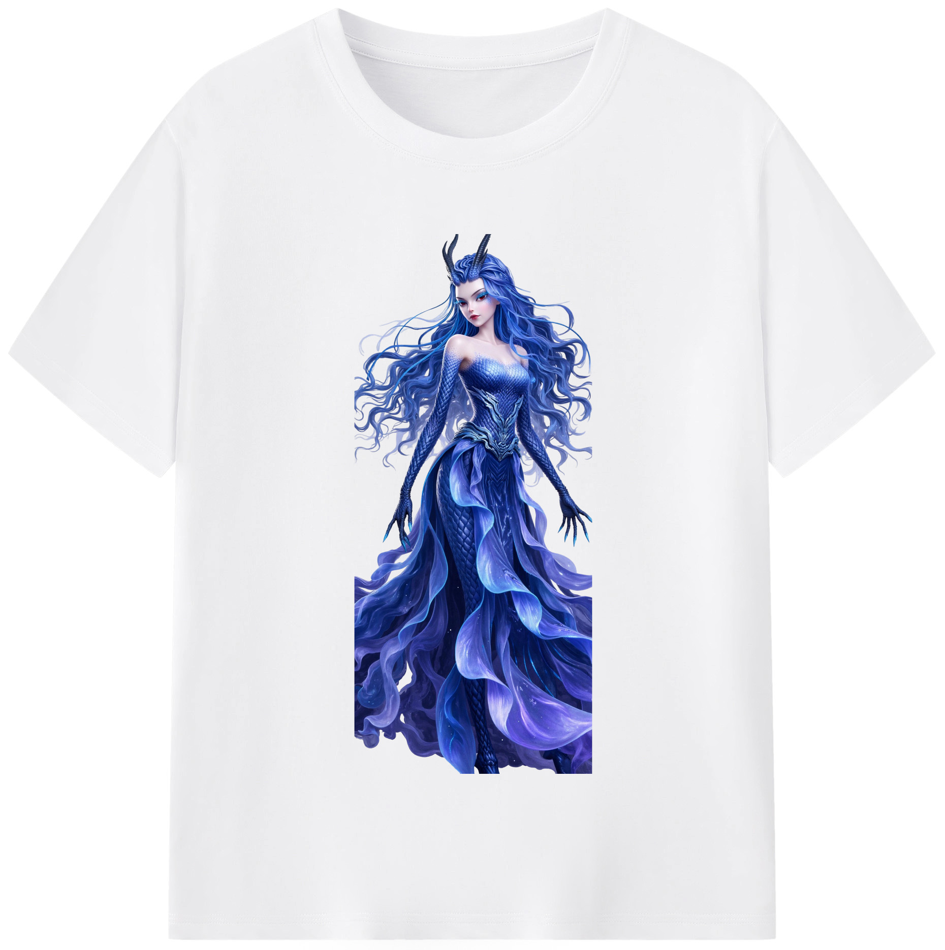 （画像用） Ne Zha 2 ナタ 魔童の大暴れ 綿100％半袖Tシャツ（フロントプリント）