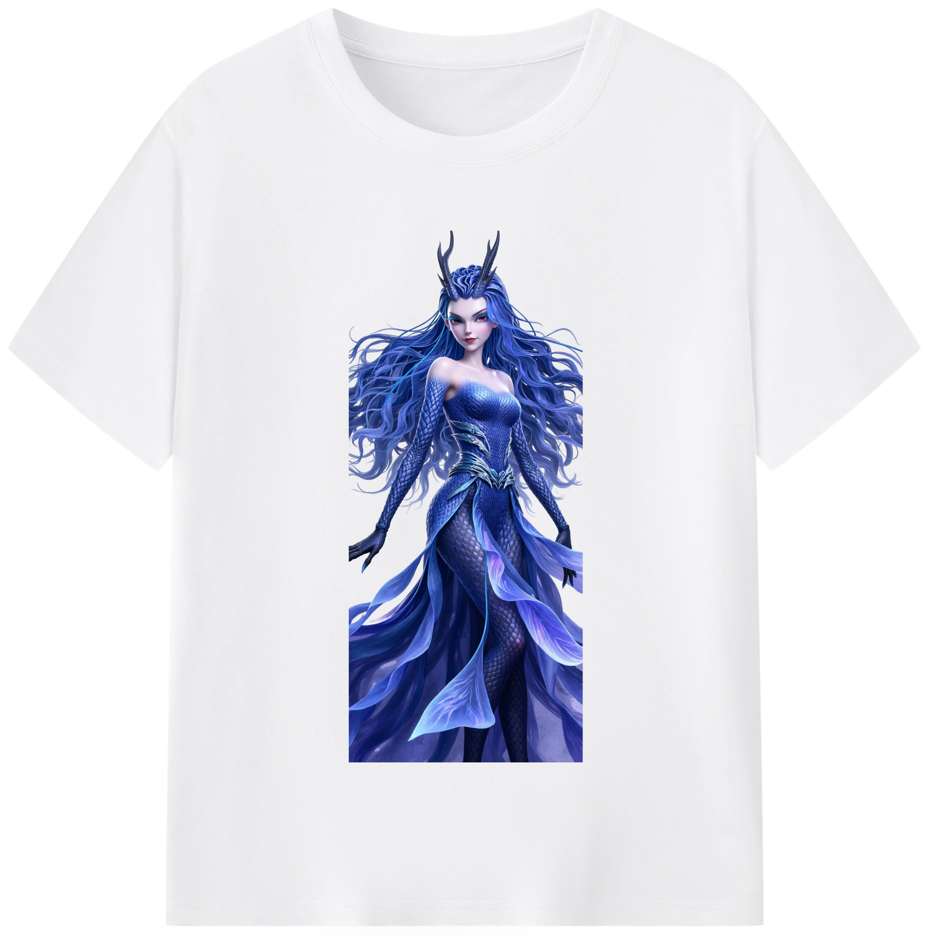 （画像用） Ne Zha 2 ナタ 魔童の大暴れ 綿100％半袖Tシャツ（フロントプリント）