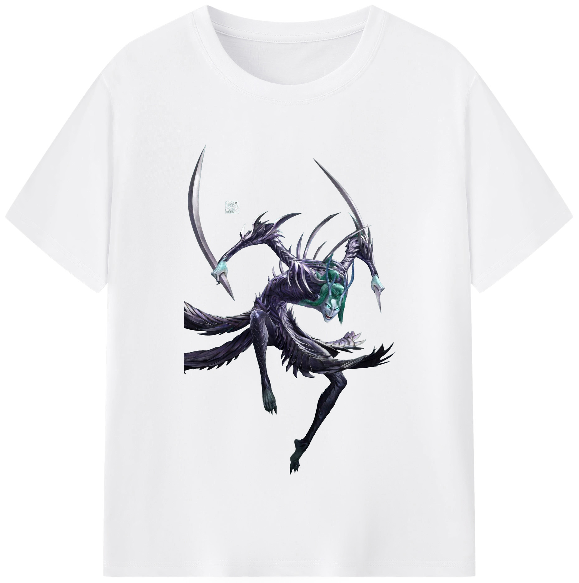 （画像用） Ne Zha 2 ナタ 魔童の大暴れ 綿100％半袖Tシャツ（フロントプリント）