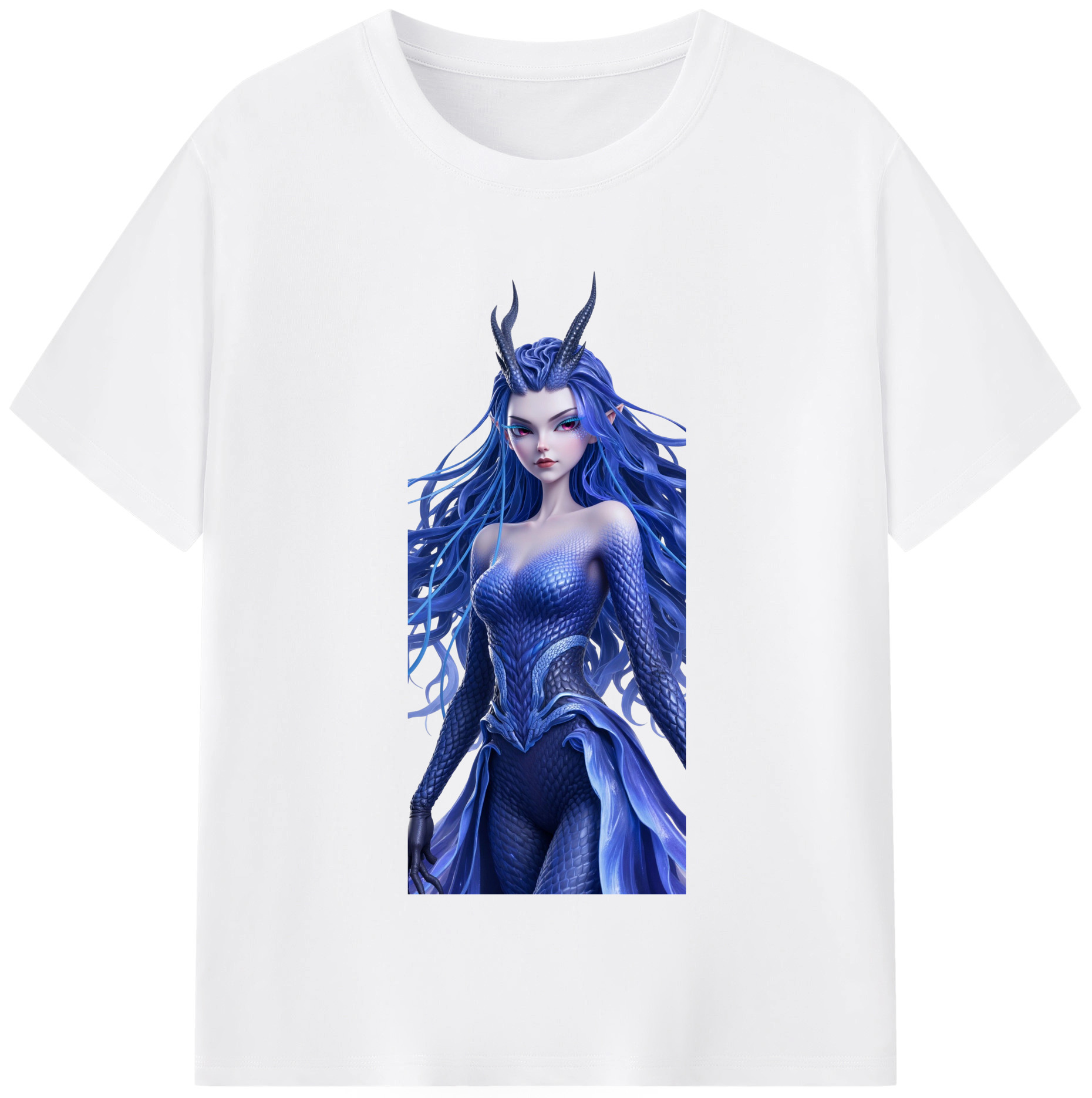 （画像用） Ne Zha 2 ナタ 魔童の大暴れ 綿100％半袖Tシャツ（フロントプリント）