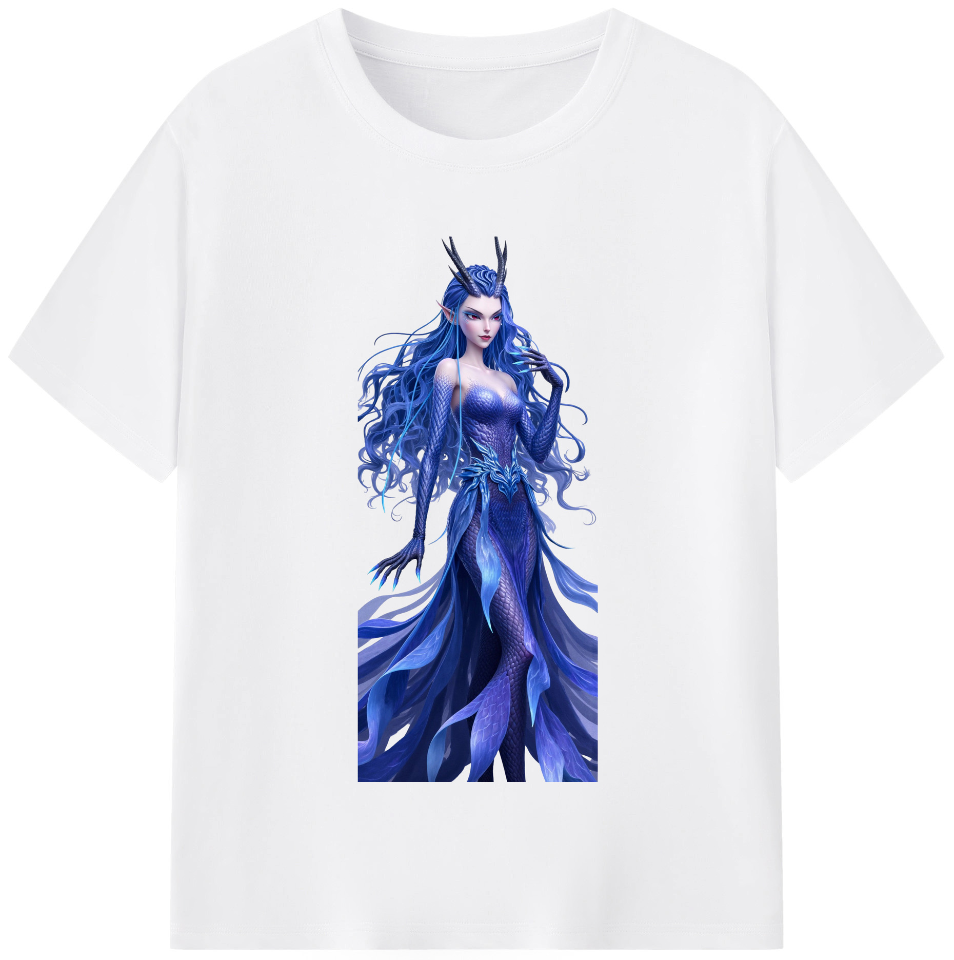 （画像用） Ne Zha 2 ナタ 魔童の大暴れ 綿100％半袖Tシャツ（フロントプリント）