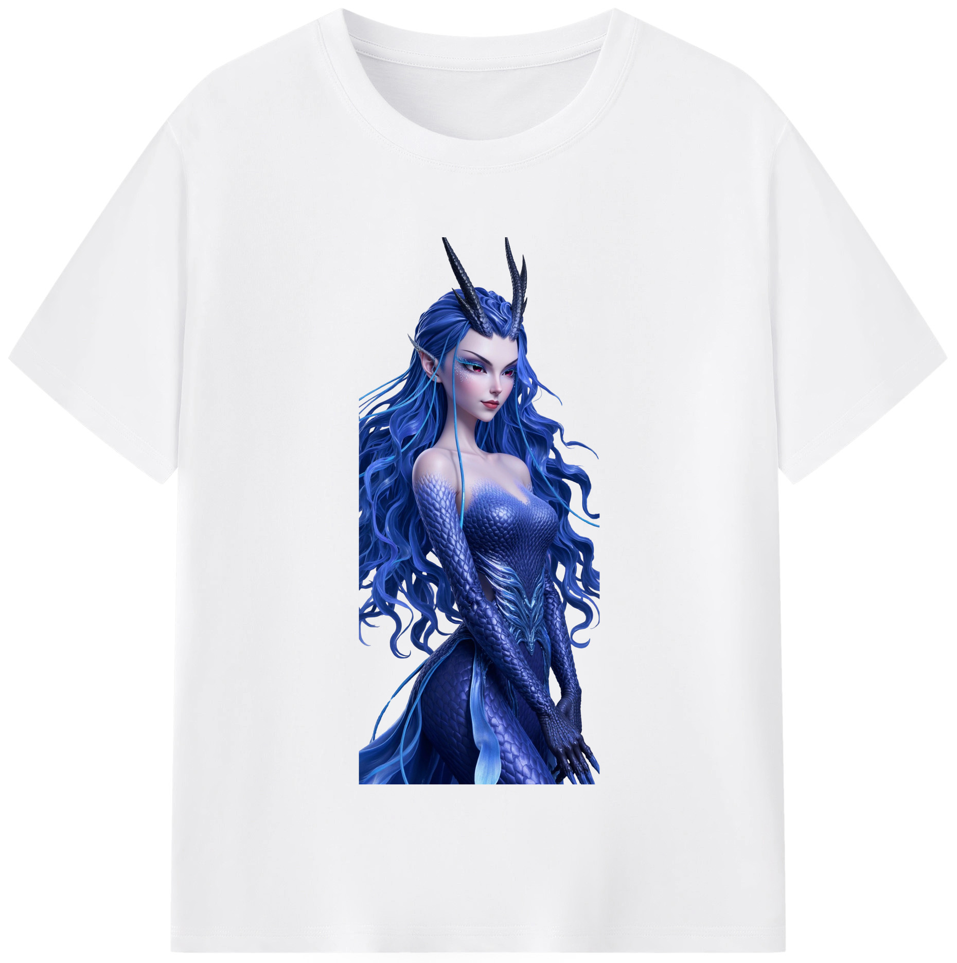 （画像用） Ne Zha 2 ナタ 魔童の大暴れ 綿100％半袖Tシャツ（フロントプリント）
