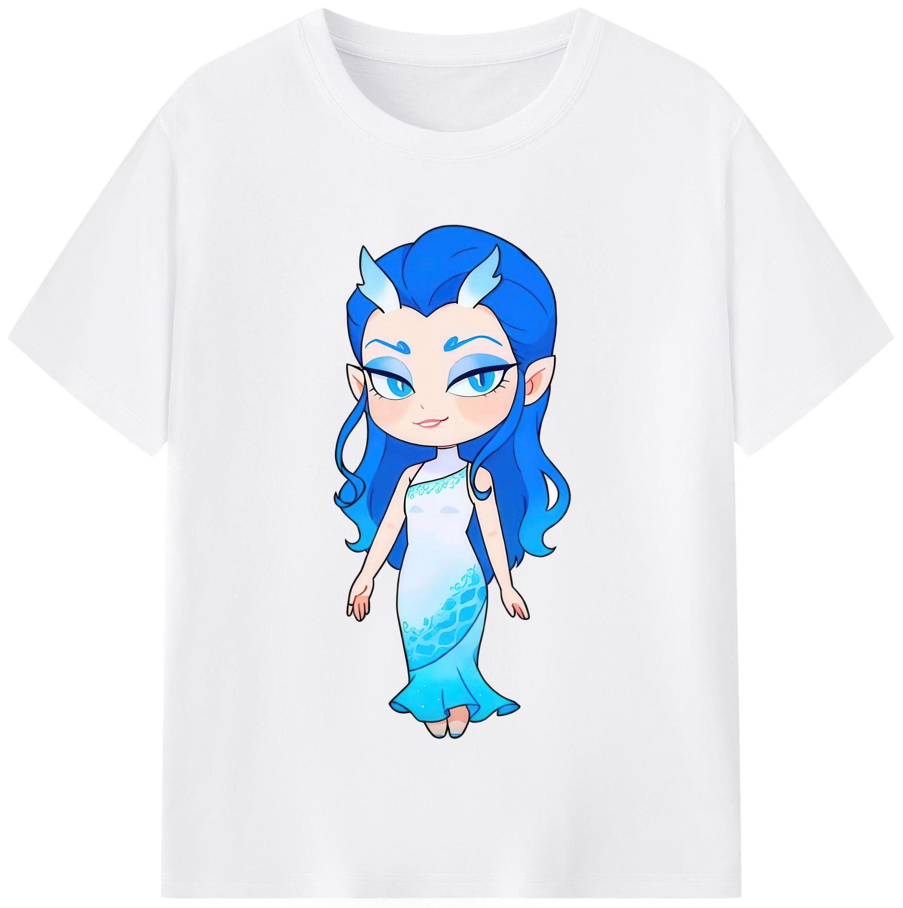 （画像用） Ne Zha 2 ナタ 魔童の大暴れ 綿100％半袖Tシャツ（フロントプリント）