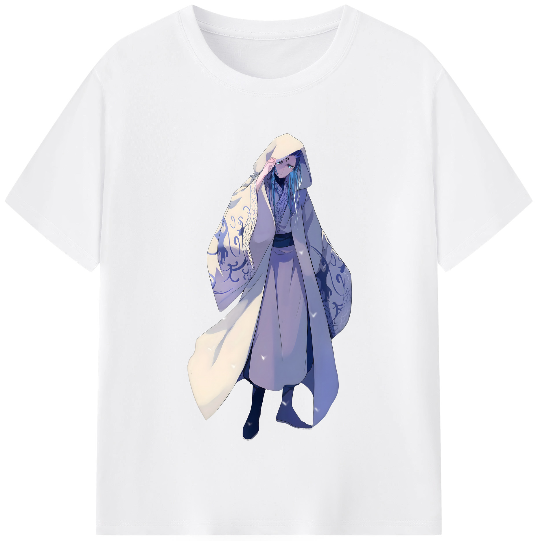（画像用） Ne Zha 2 ナタ 魔童の大暴れ 綿100％半袖Tシャツ（フロントプリント）