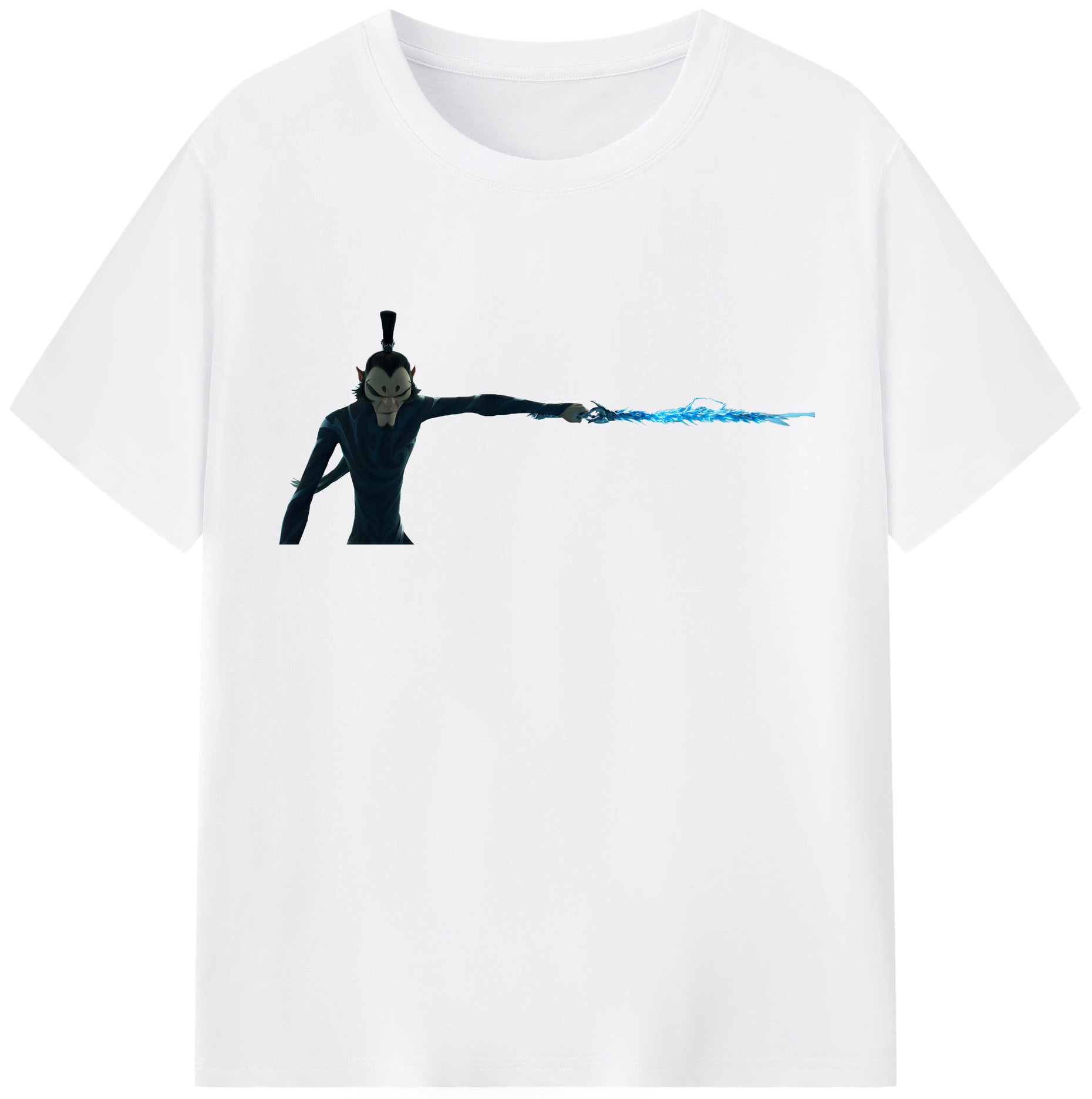 （画像用） Ne Zha 2 ナタ 魔童の大暴れ 綿100％半袖Tシャツ（フロントプリント）