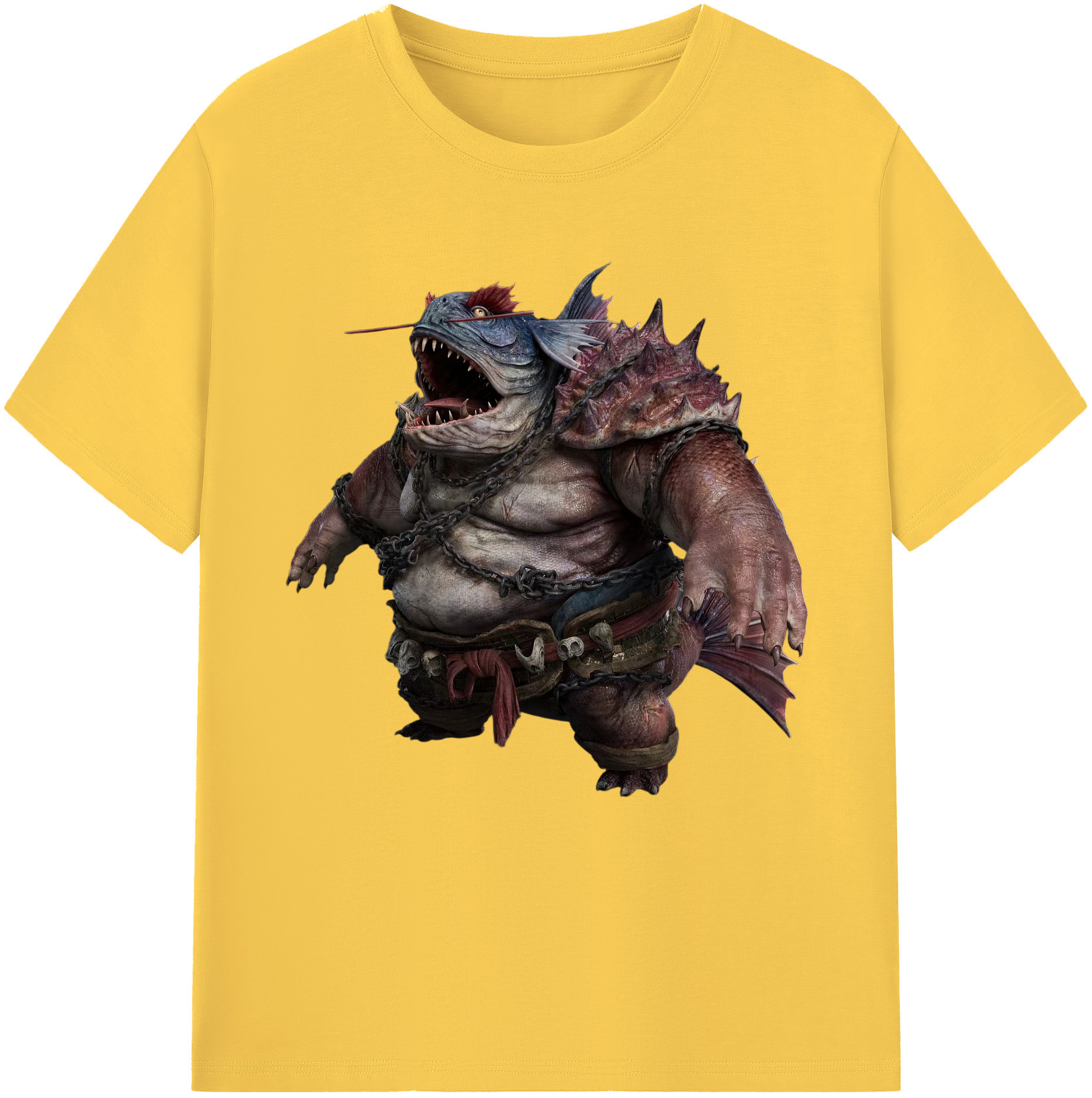 （画像用） Ne Zha 2 ナタ 魔童の大暴れ 綿100％半袖Tシャツ（フロントプリント）
