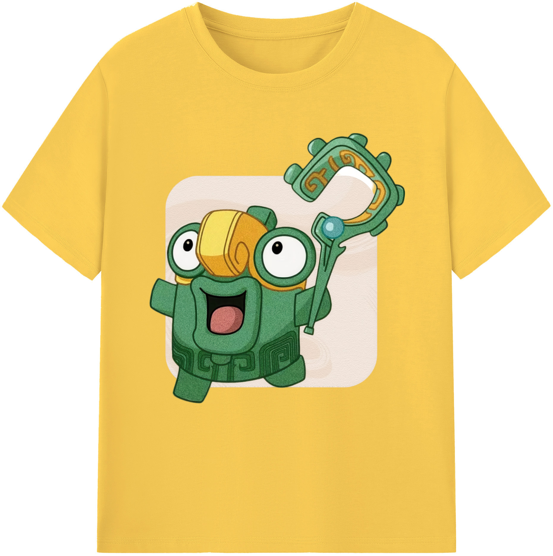 （画像用） Ne Zha 2 ナタ 魔童の大暴れ 綿100％半袖Tシャツ（フロントプリント）