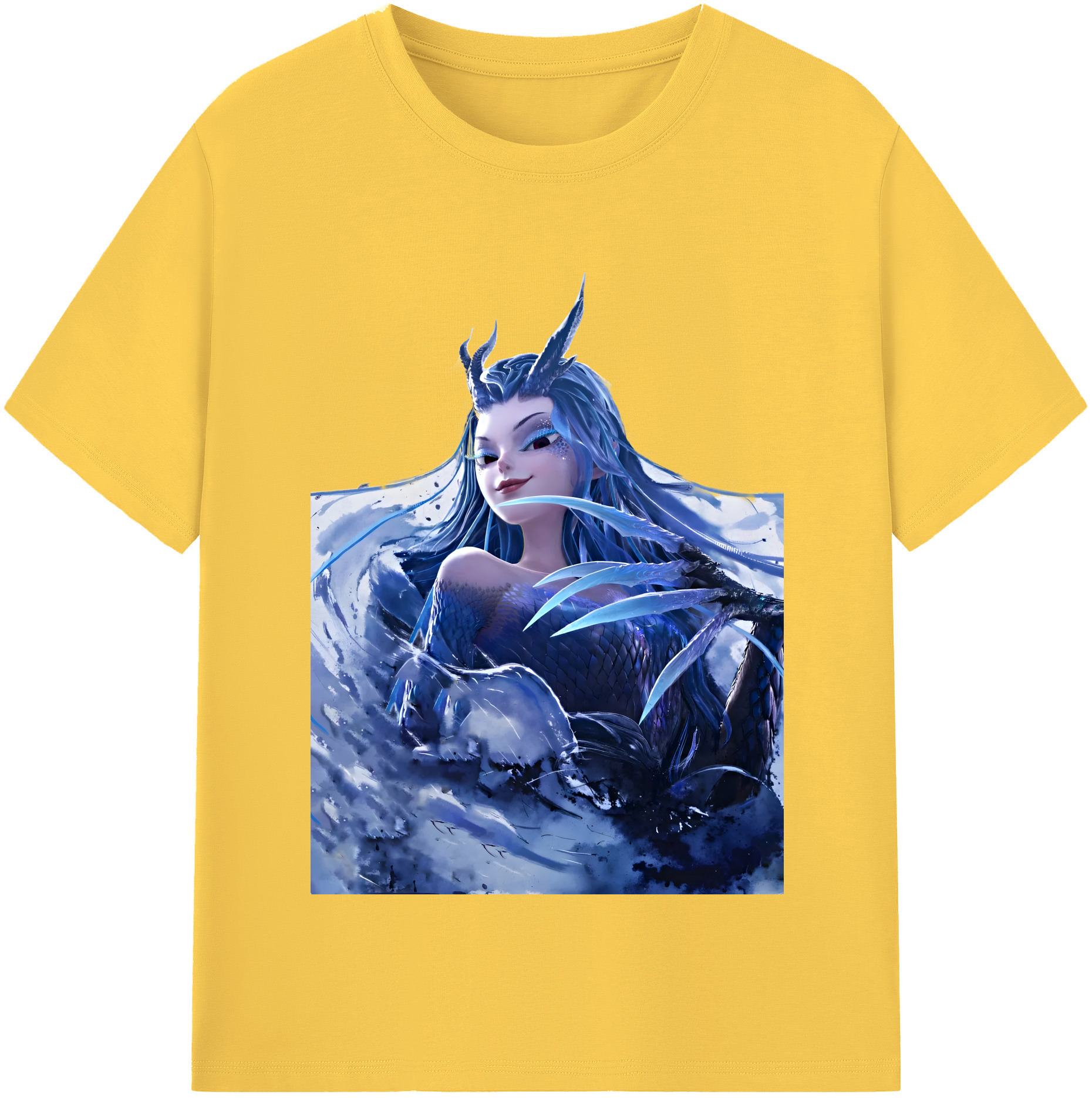 （画像用） Ne Zha 2 ナタ 魔童の大暴れ 綿100％半袖Tシャツ（フロントプリント）