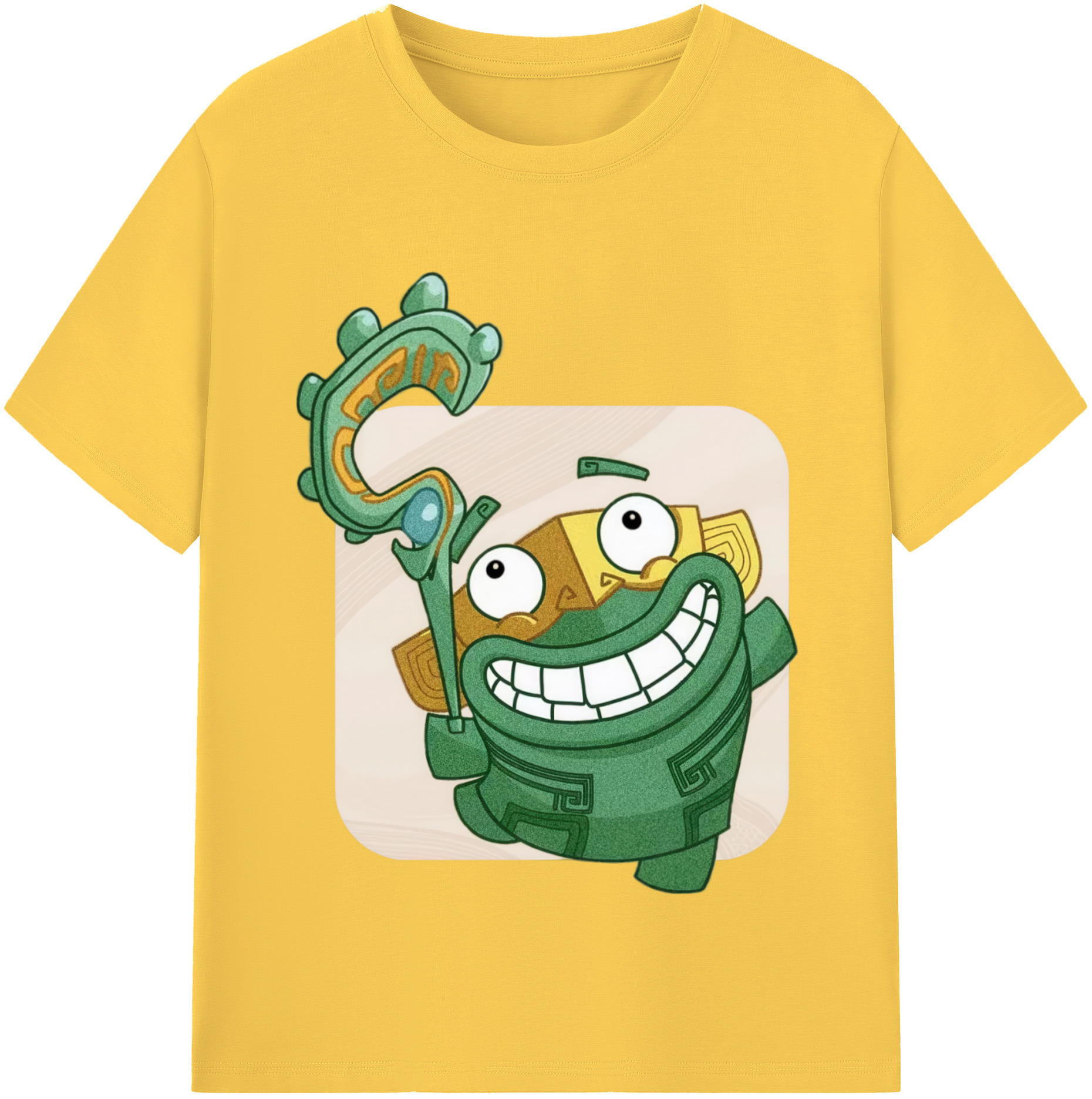 （画像用） Ne Zha 2 ナタ 魔童の大暴れ 綿100％半袖Tシャツ（フロントプリント）