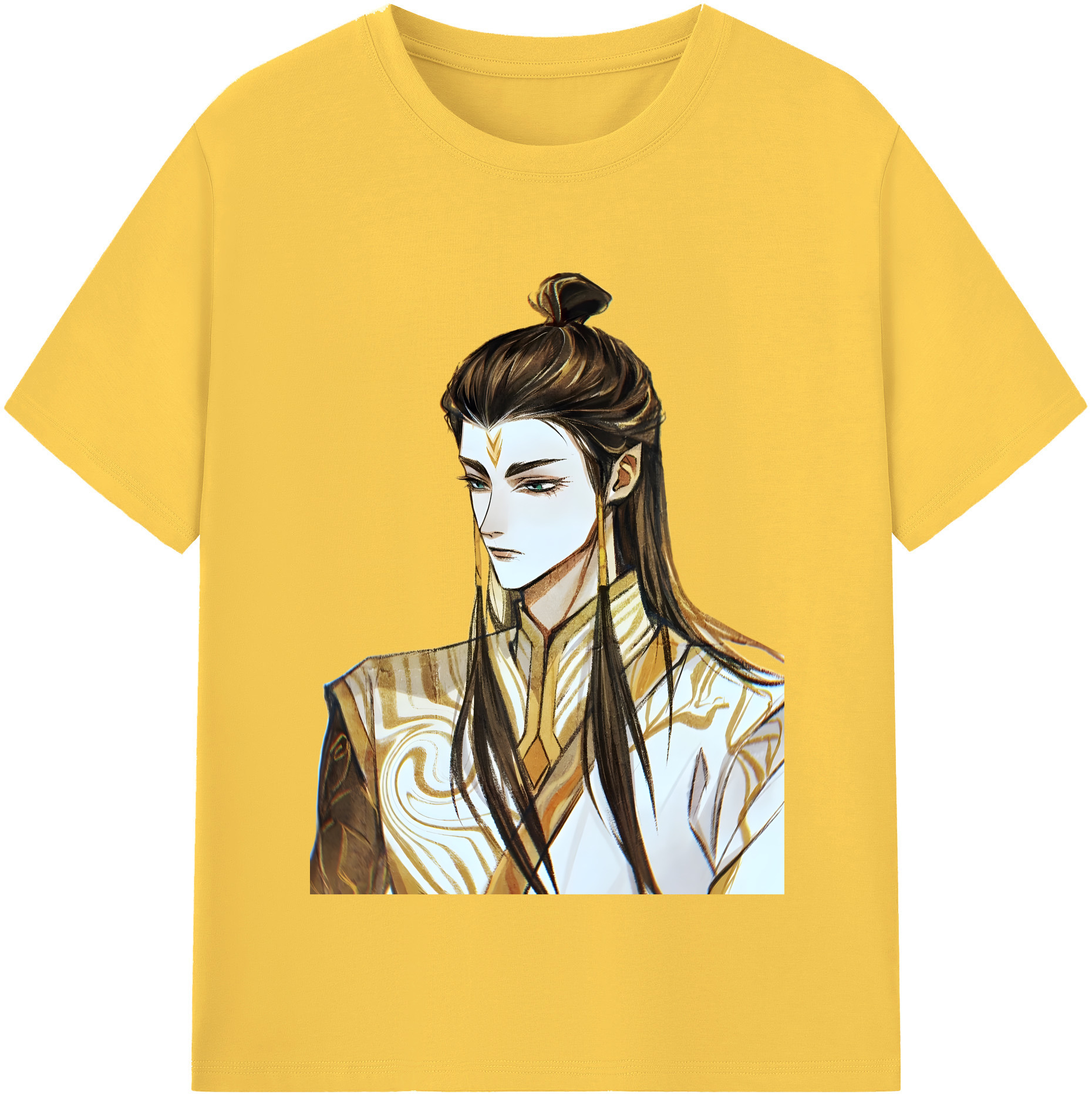 （画像用） Ne Zha 2 ナタ 魔童の大暴れ 綿100％半袖Tシャツ（フロントプリント）