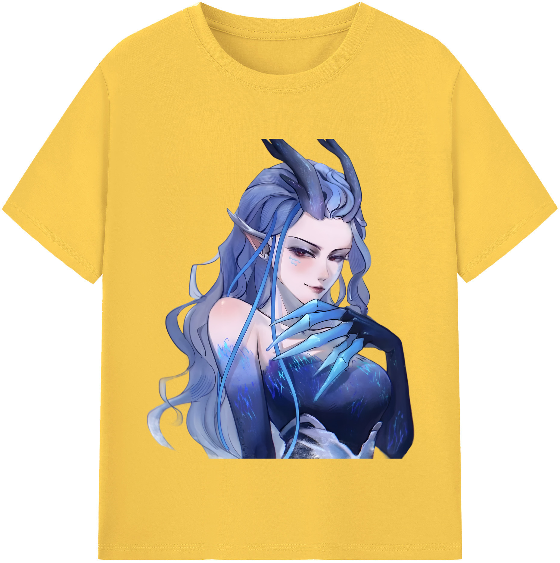 （画像用） Ne Zha 2 ナタ 魔童の大暴れ 綿100％半袖Tシャツ（フロントプリント）