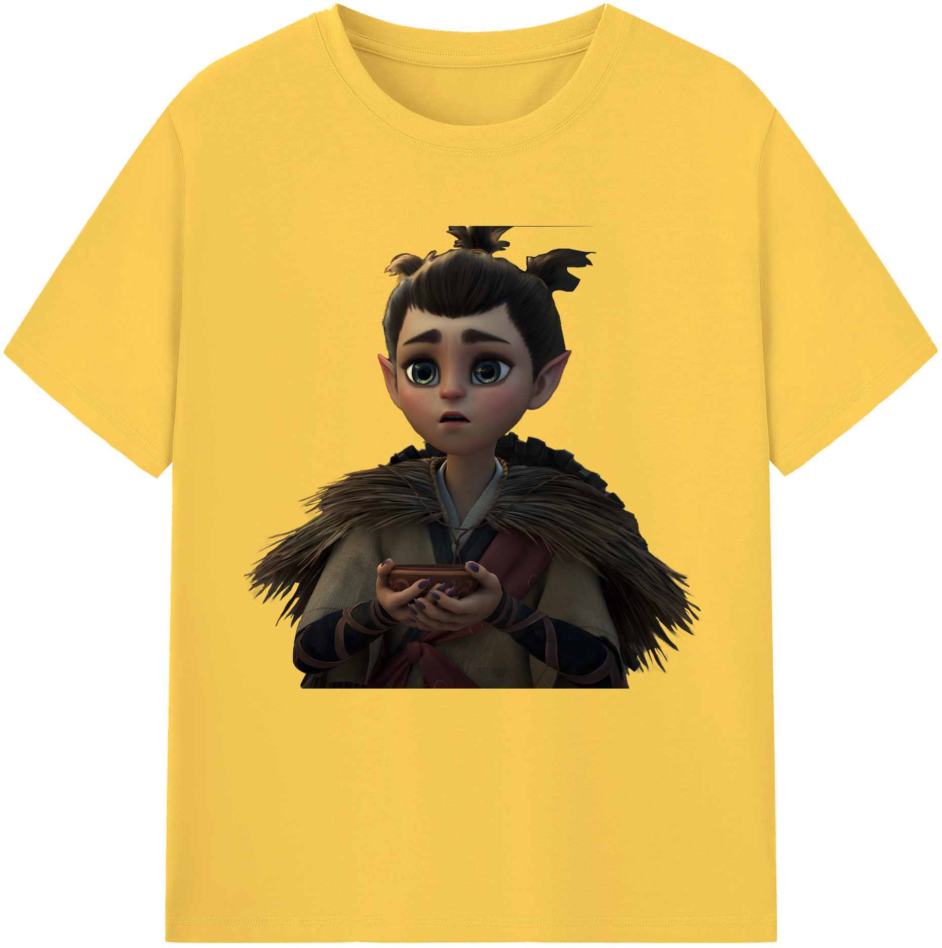 （画像用） Ne Zha 2 ナタ 魔童の大暴れ 綿100％半袖Tシャツ（フロントプリント）