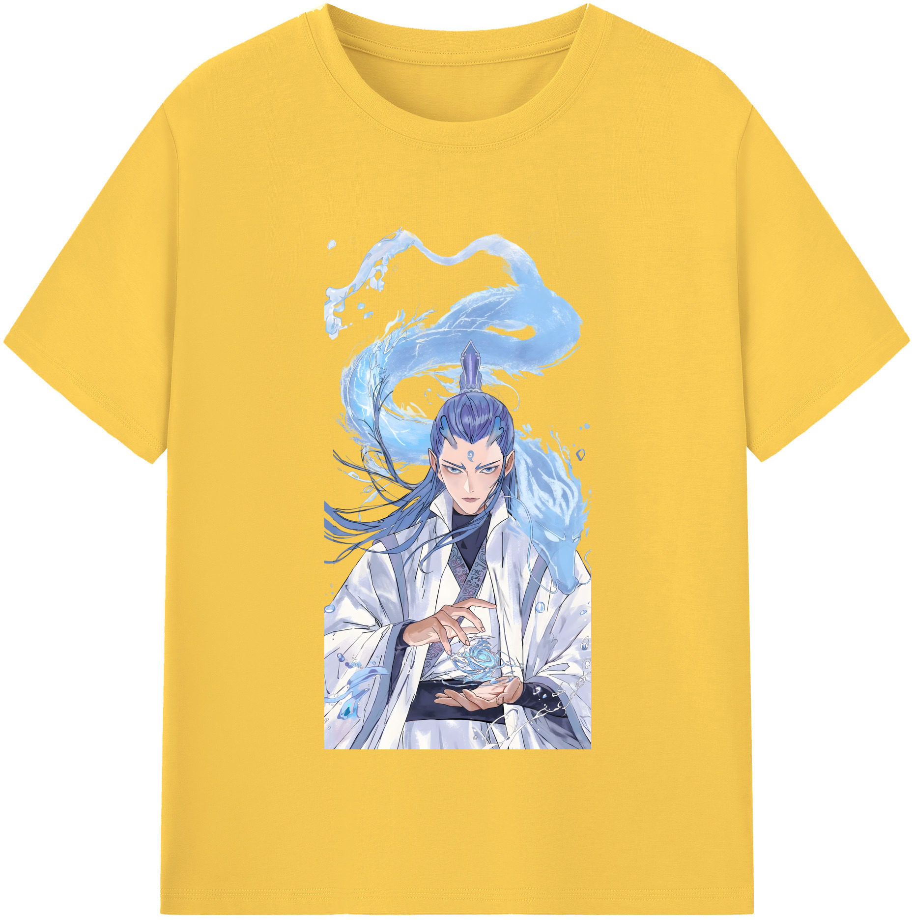 （画像用） Ne Zha 2 ナタ 魔童の大暴れ 綿100％半袖Tシャツ（フロントプリント）