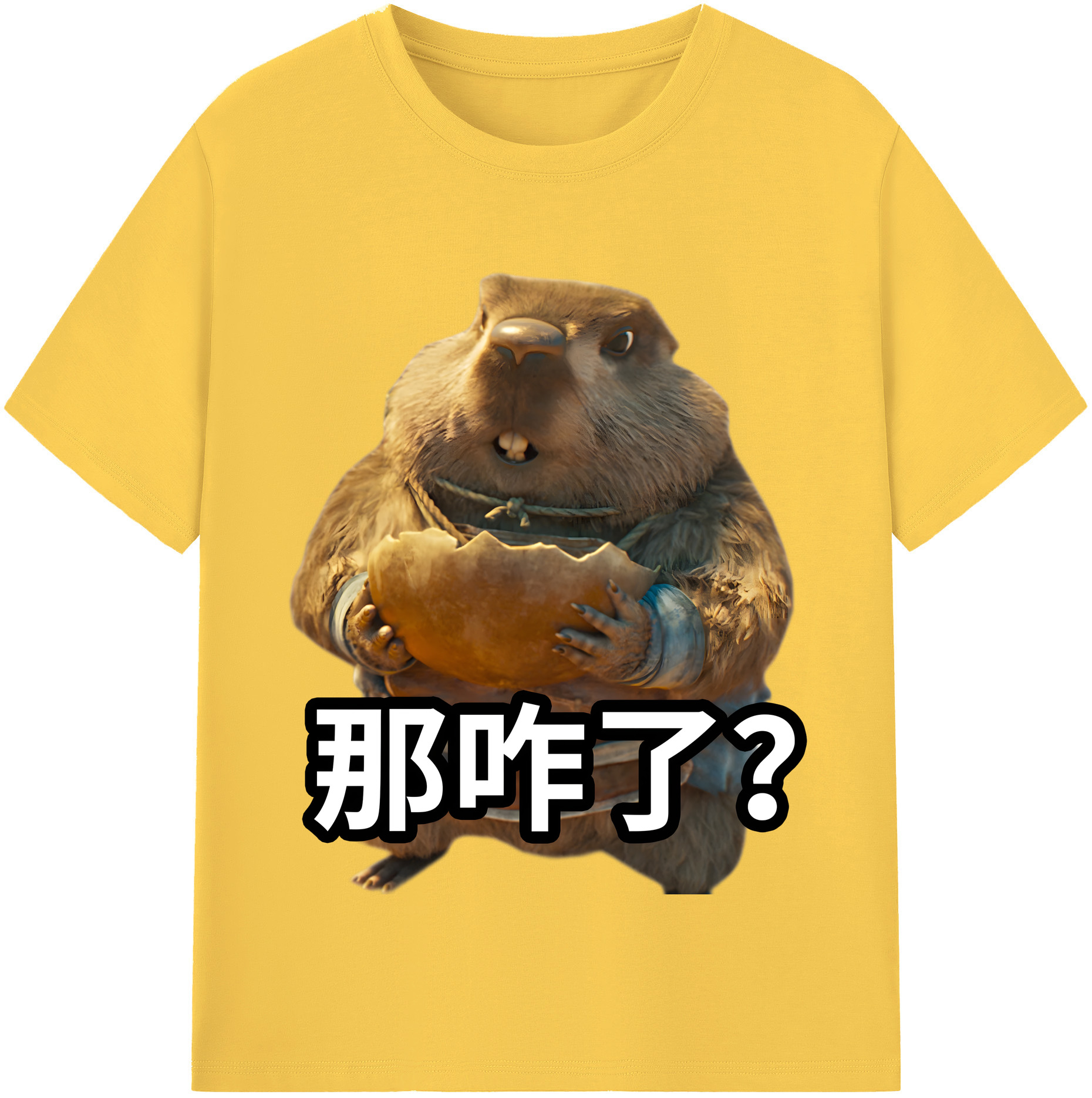 （画像用） Ne Zha 2 ナタ 魔童の大暴れ 綿100％半袖Tシャツ（フロントプリント）