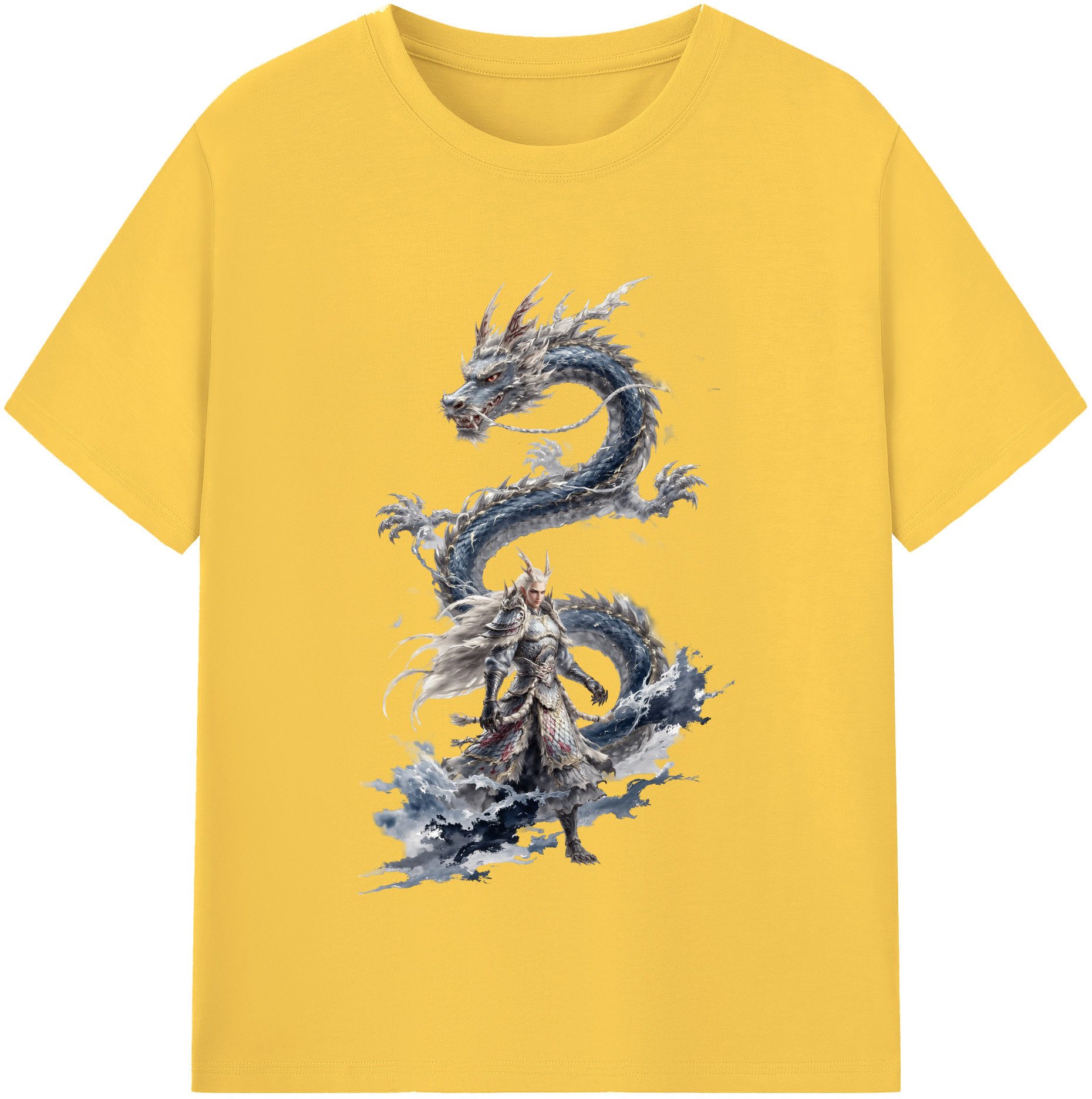 （画像用） Ne Zha 2 ナタ 魔童の大暴れ 綿100％半袖Tシャツ（フロントプリント）
