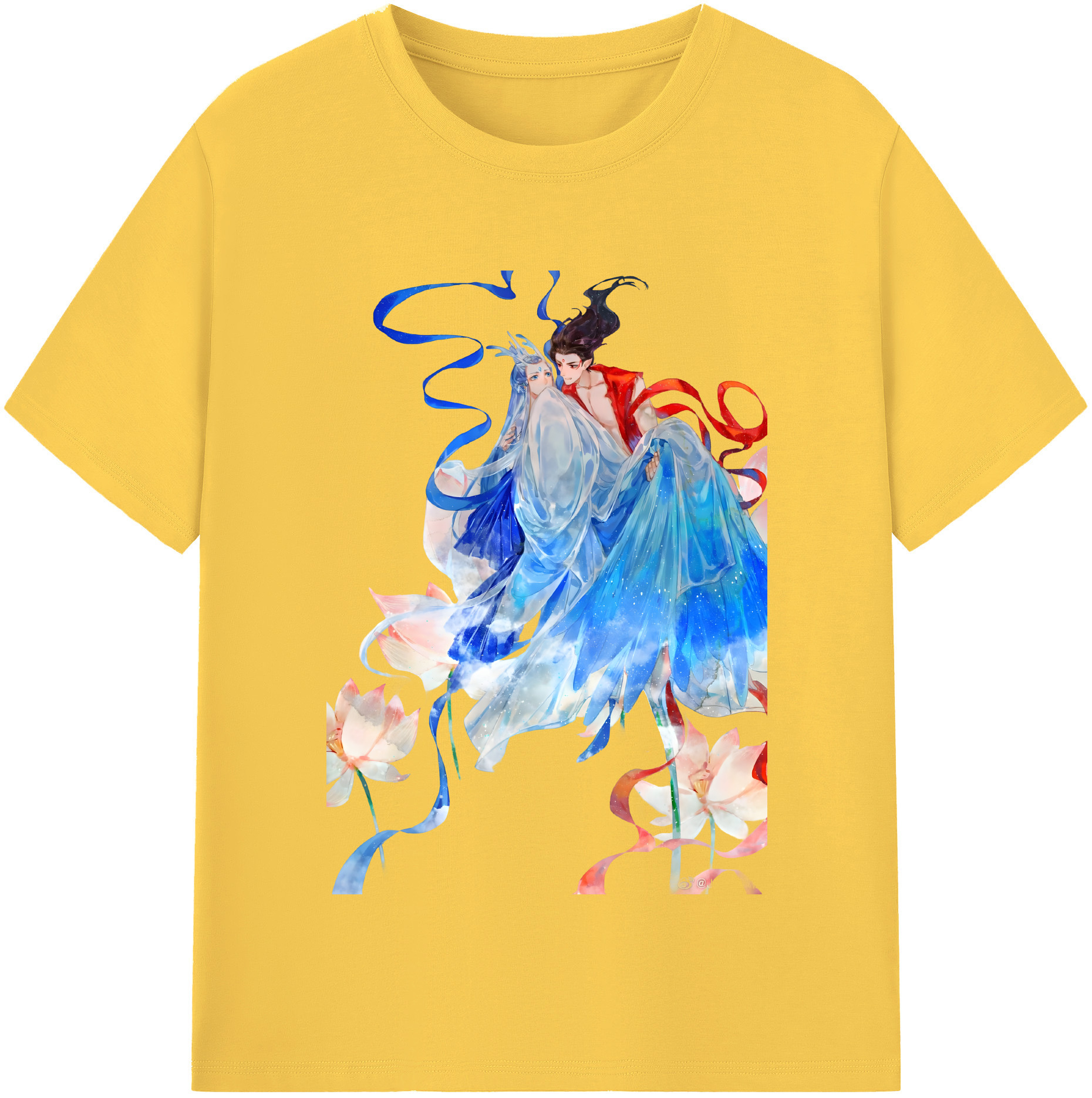 （画像用） Ne Zha 2 ナタ 魔童の大暴れ 綿100％半袖Tシャツ（フロントプリント）