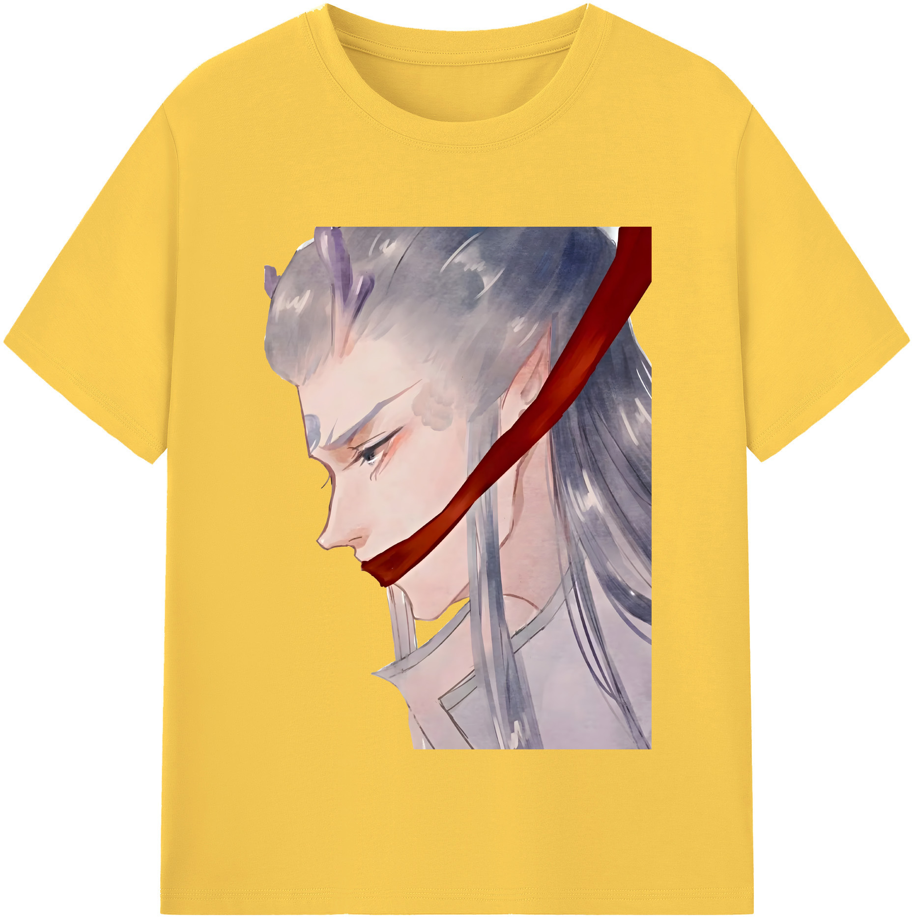 （画像用） Ne Zha 2 ナタ 魔童の大暴れ 綿100％半袖Tシャツ（フロントプリント）
