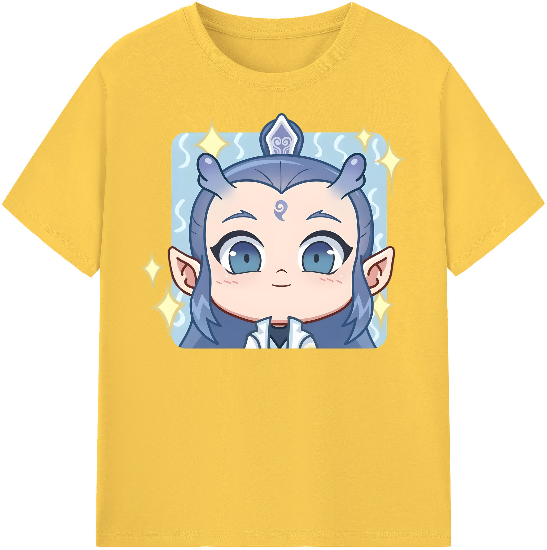 （画像用） Ne Zha 2 ナタ 魔童の大暴れ 綿100％半袖Tシャツ（フロントプリント）