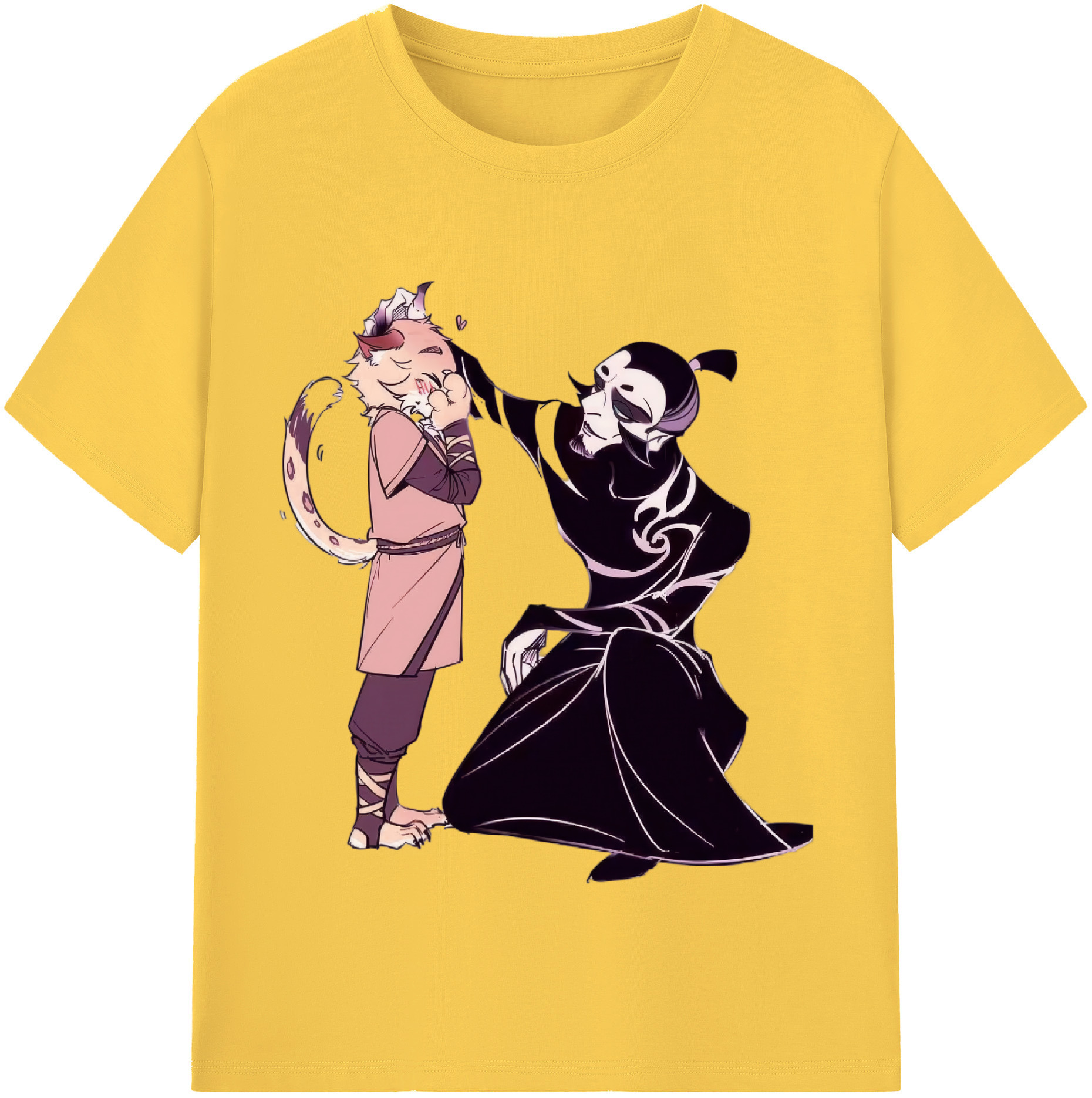 （画像用） Ne Zha 2 ナタ 魔童の大暴れ 綿100％半袖Tシャツ（フロントプリント）