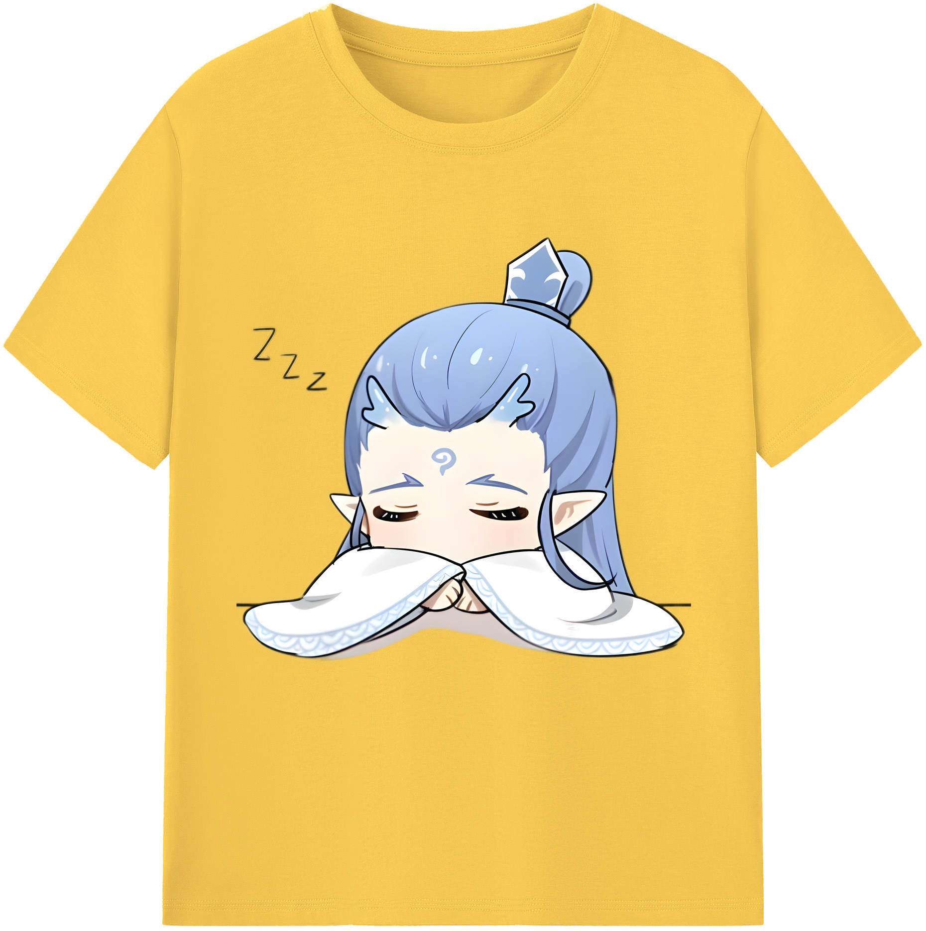 （画像用） Ne Zha 2 ナタ 魔童の大暴れ 綿100％半袖Tシャツ（フロントプリント）